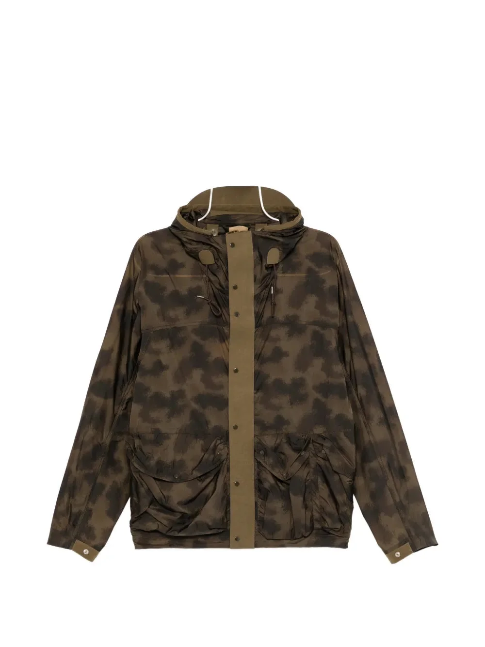 CAMOUFLAGE-PRINT HOODED JACKET - 1