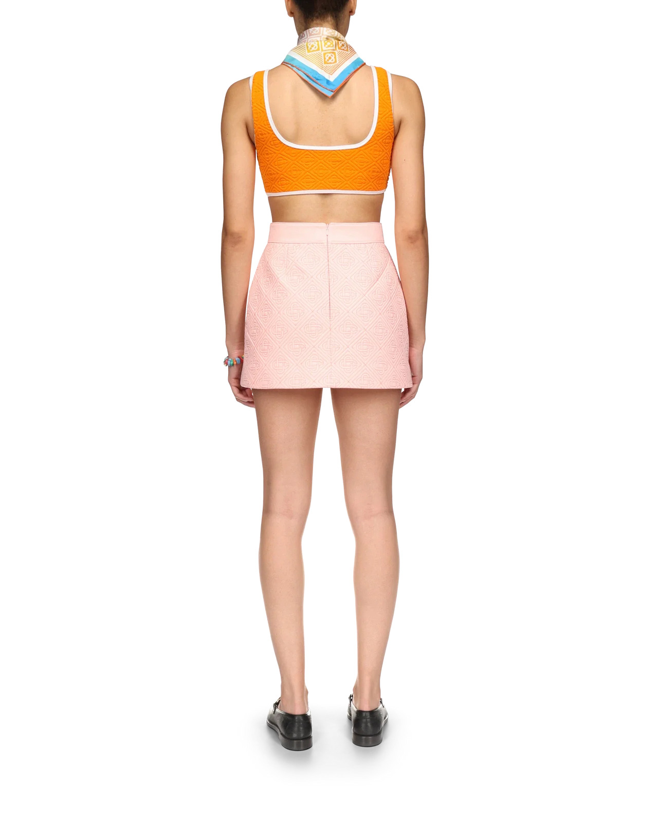 Monogram Quilted Skirt - 4