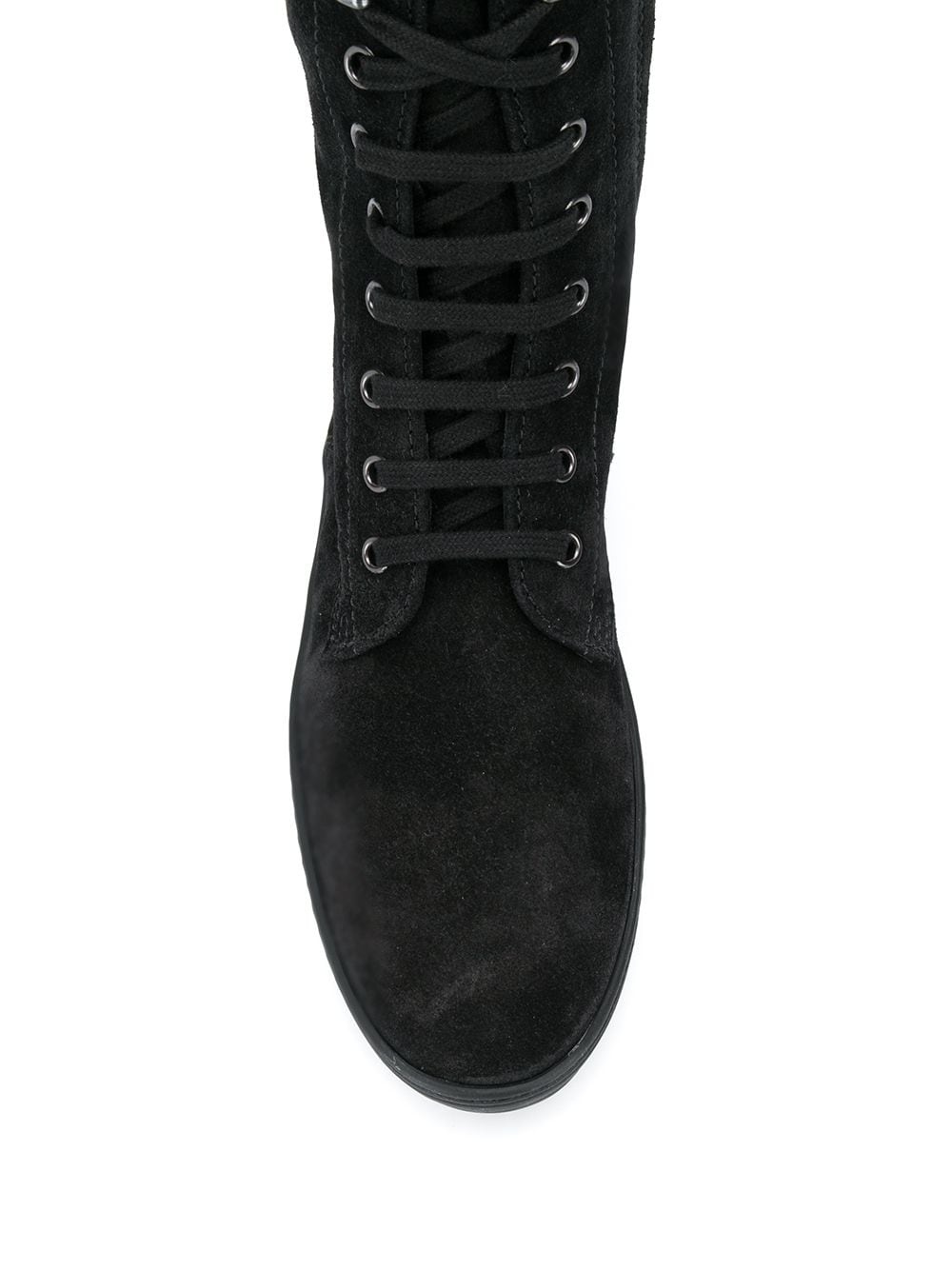 lace-up calf-length boots - 4