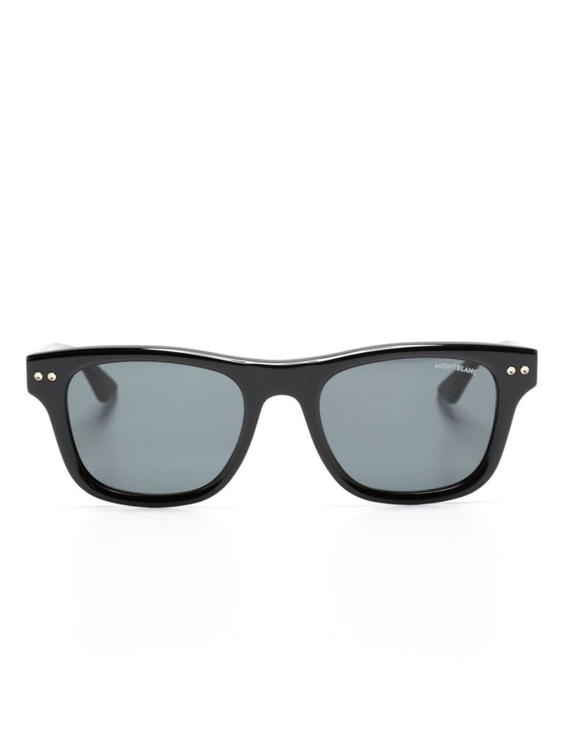 logo-plaque square-frame sunglasses 1