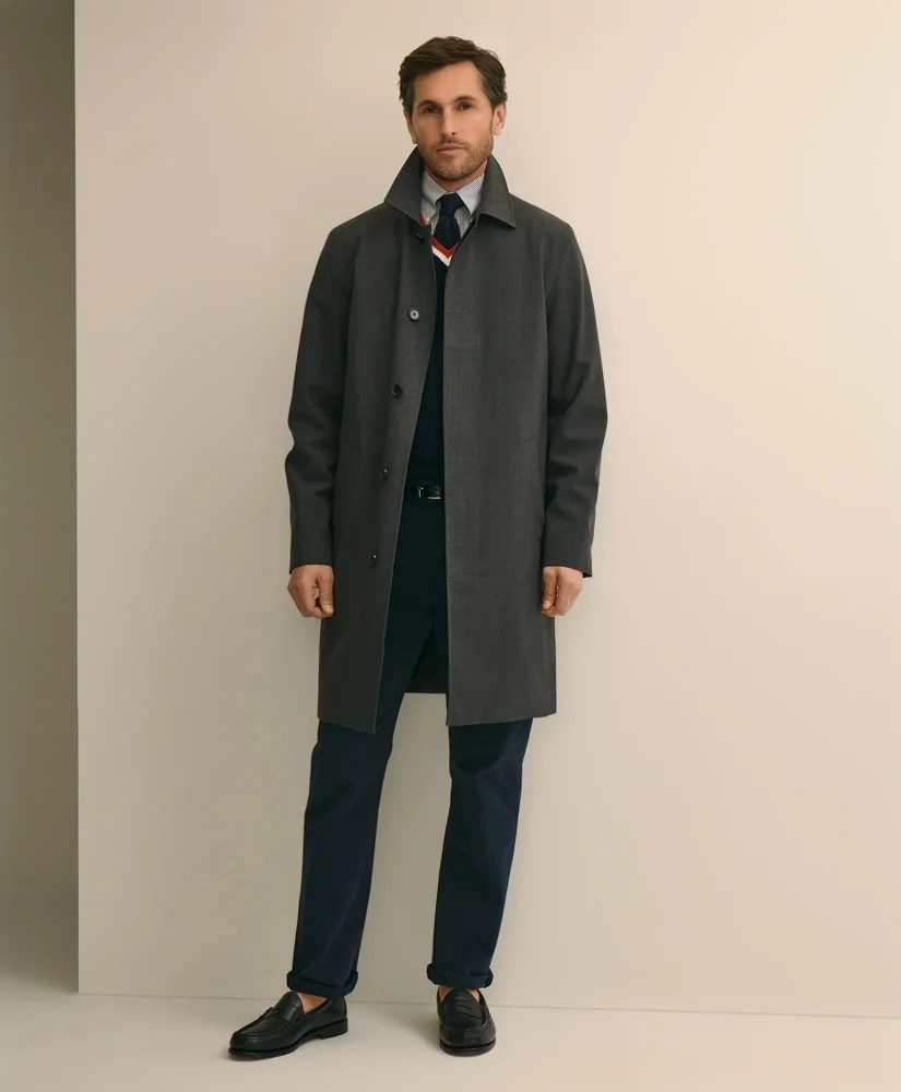 Water Repellent Trench Coat - 1