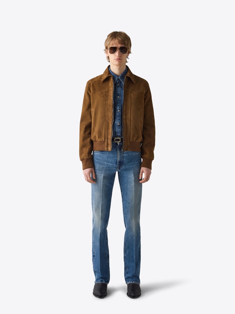 LEATHER JACKET 77 BROWN - 2