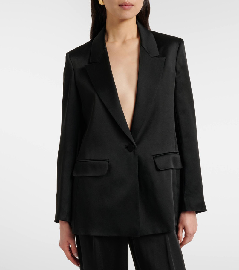 Satin crêpe blazer 3