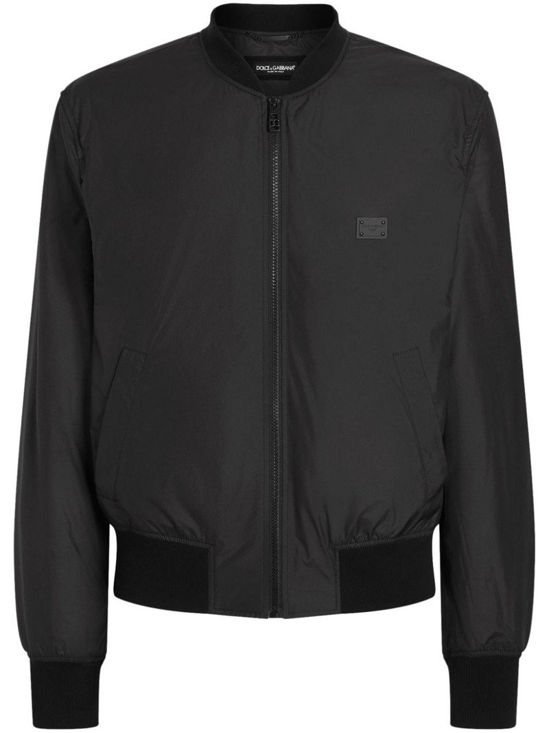 logo-plaque bomber 재킷 1