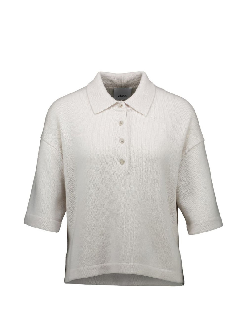 buttoned polo sweater 1