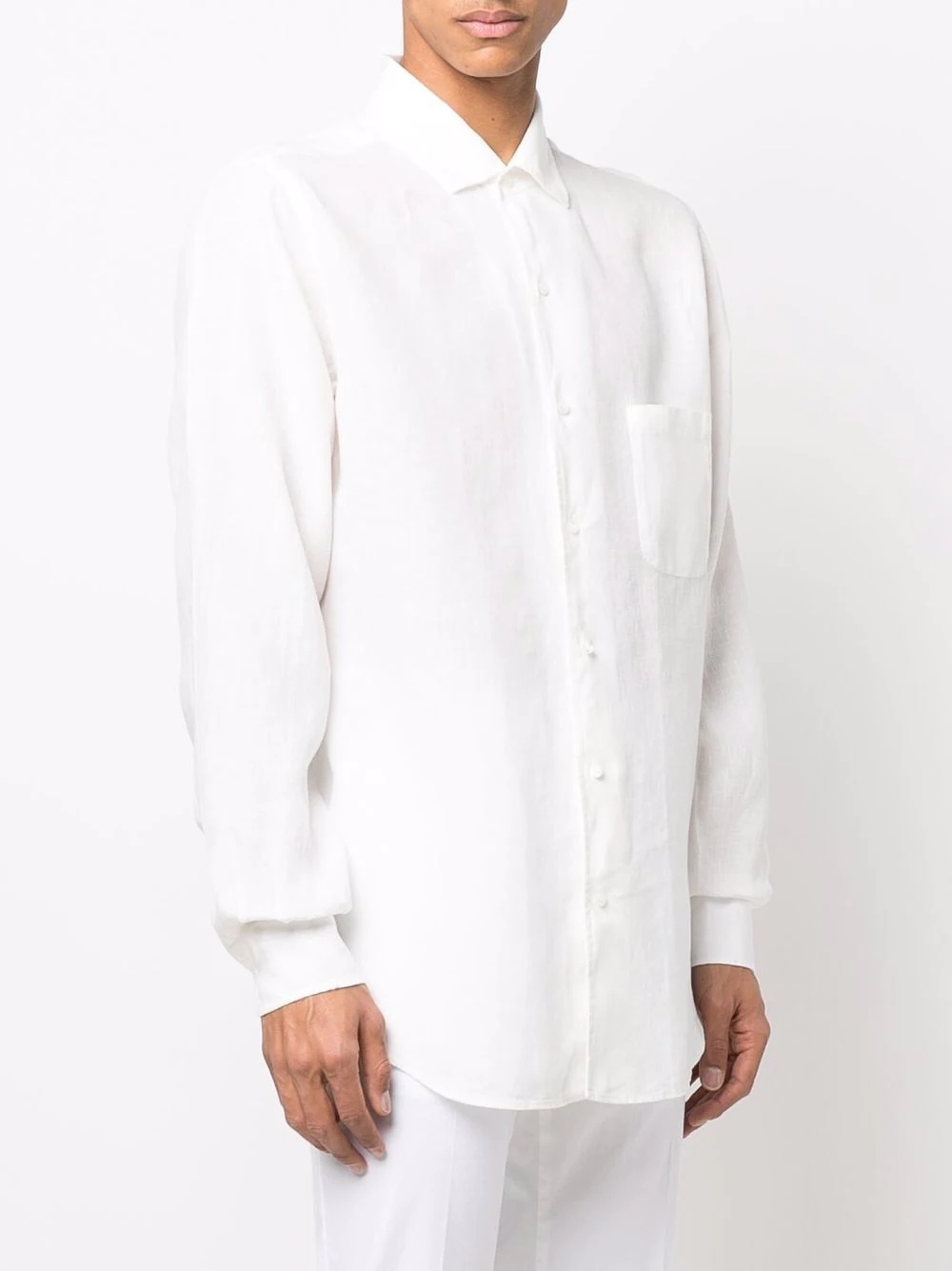 chest-pocket relaxed shirt - 3