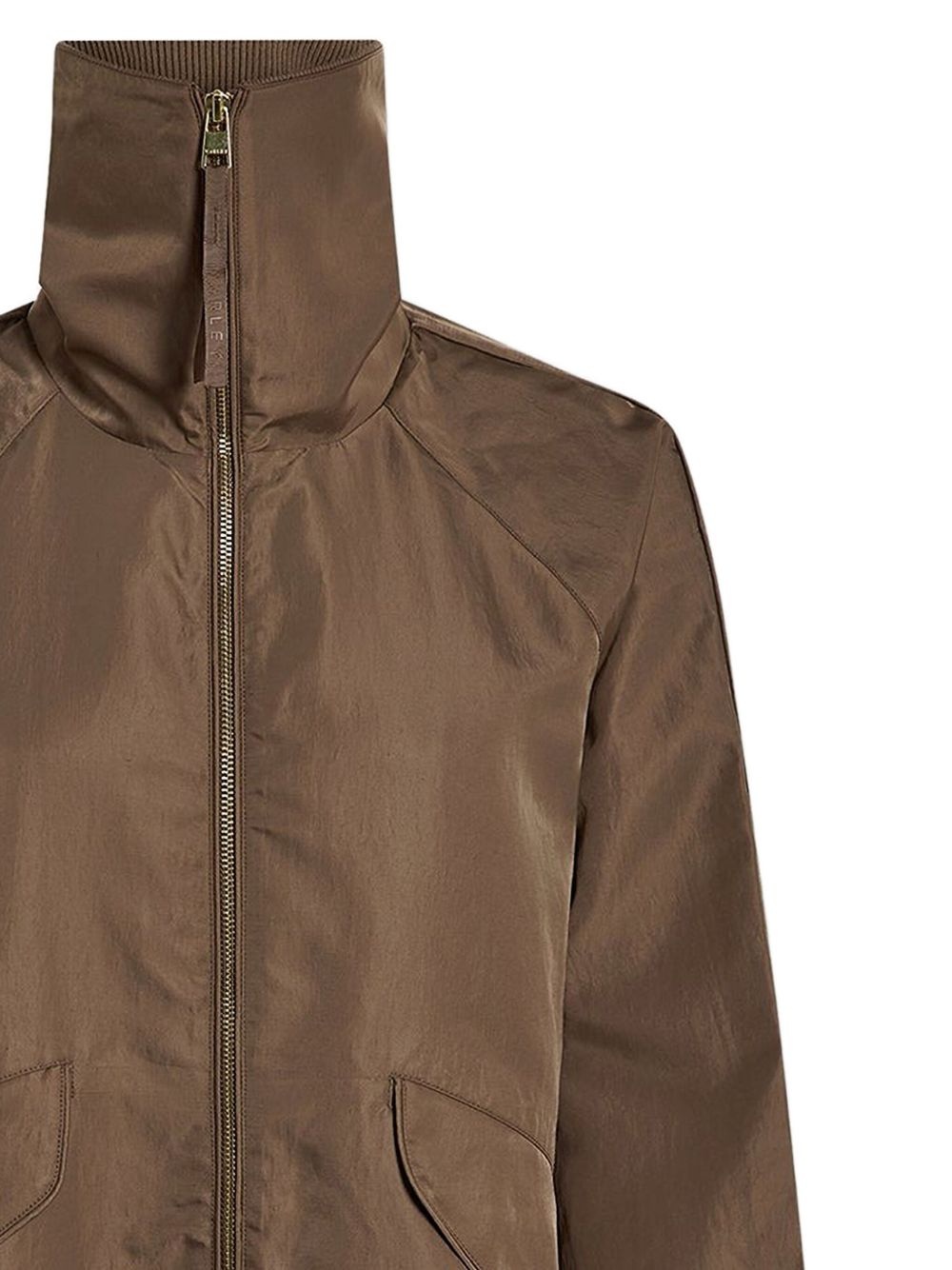 high-neck zip-up jacket - 2