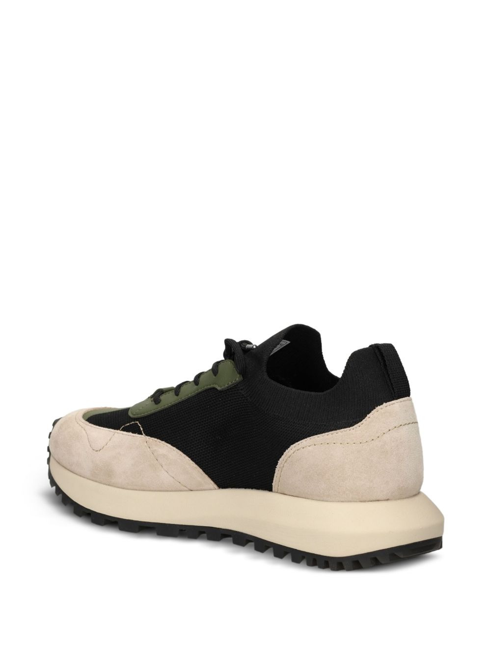 knitted suede sneakers - 4