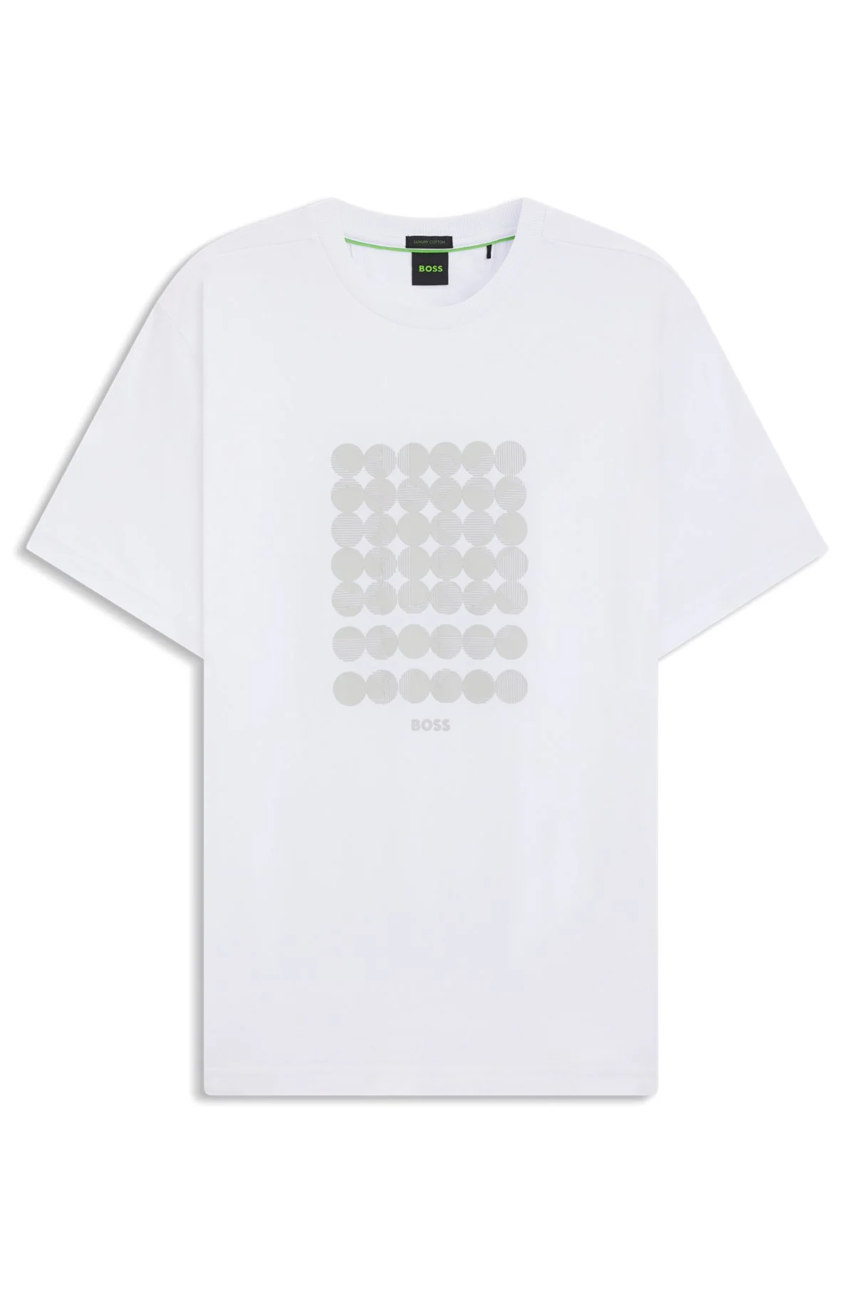 INTERLOCK-COTTON T-SHIRT WITH CIRCLE ARTWORK - 1
