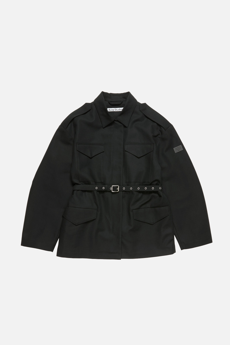 Satin blouson jacket - Black 7