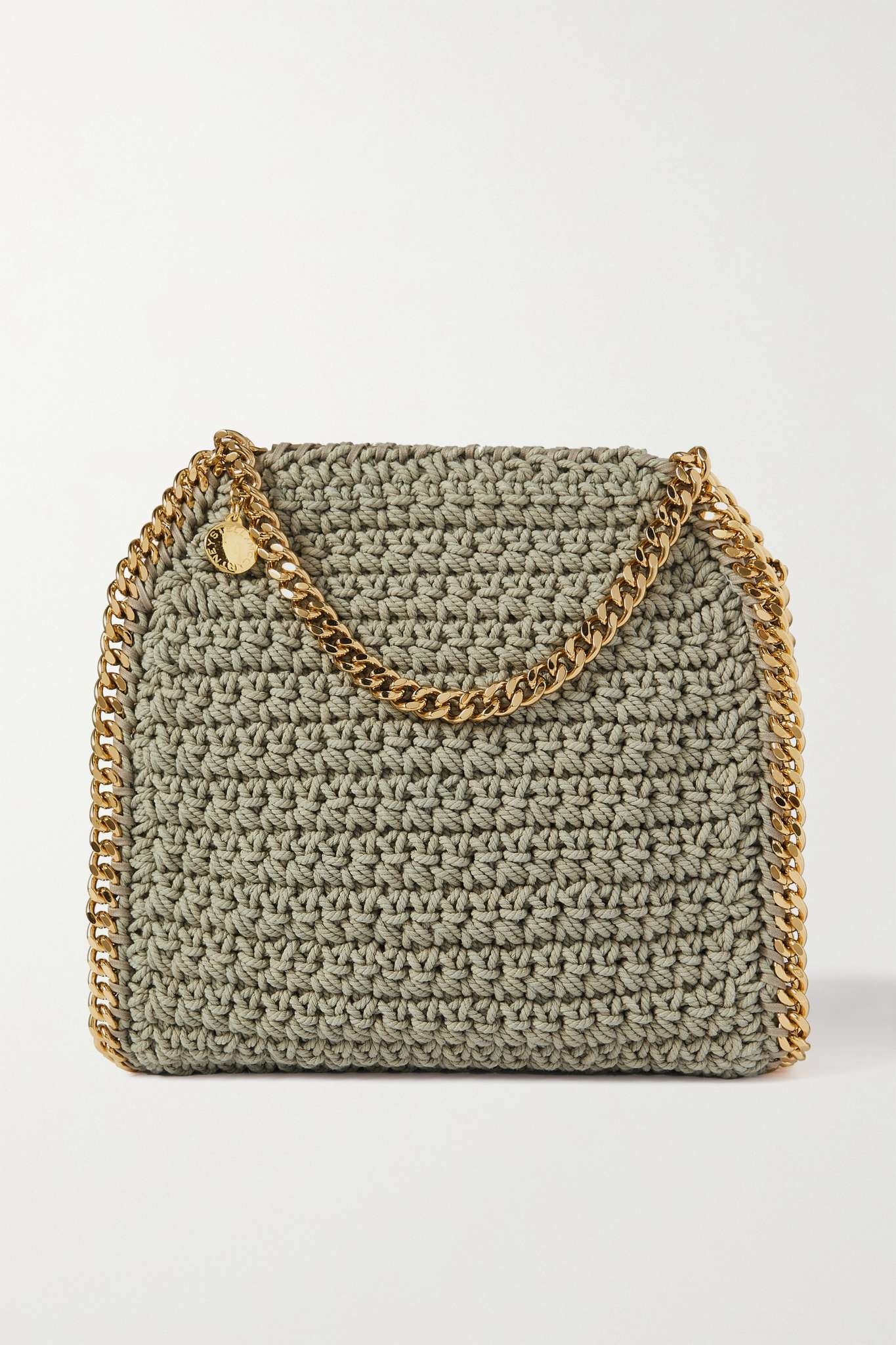 The Falabella mini crocheted cotton tote - 1