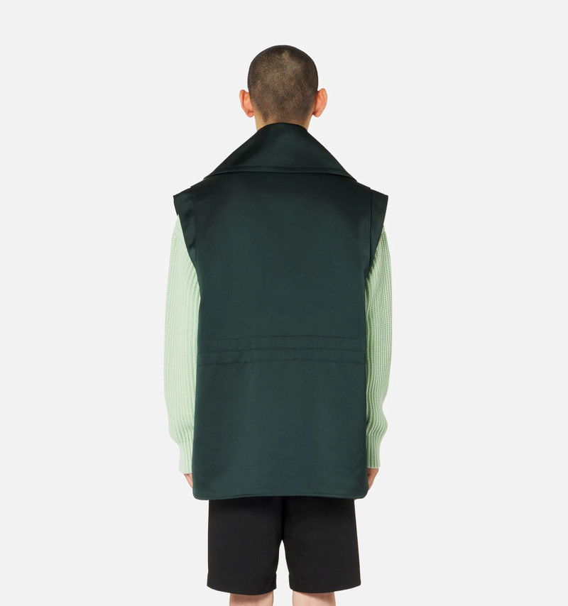 Sleeveless Jacket With Patch Pockets 6