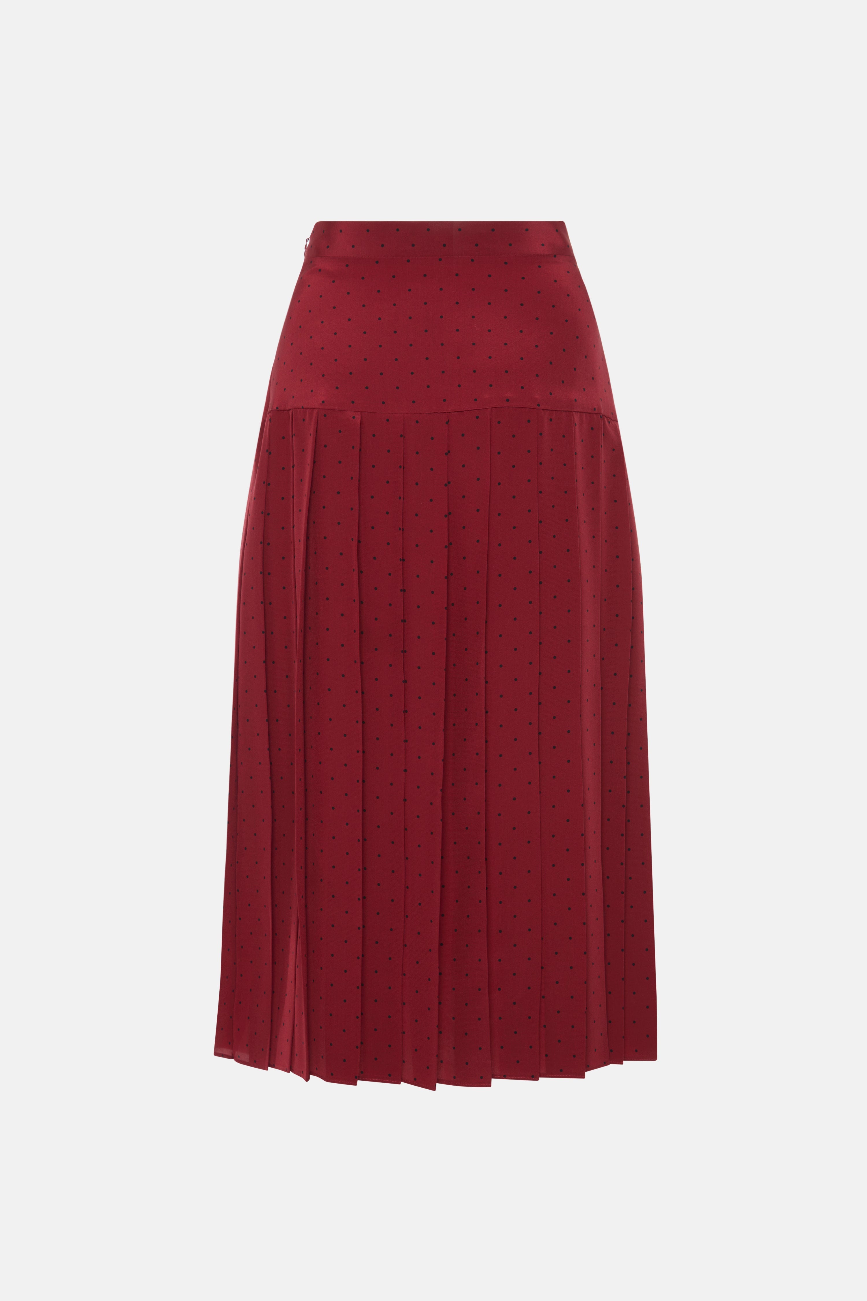 POLKA DOT PLEATED SKIRT - 2