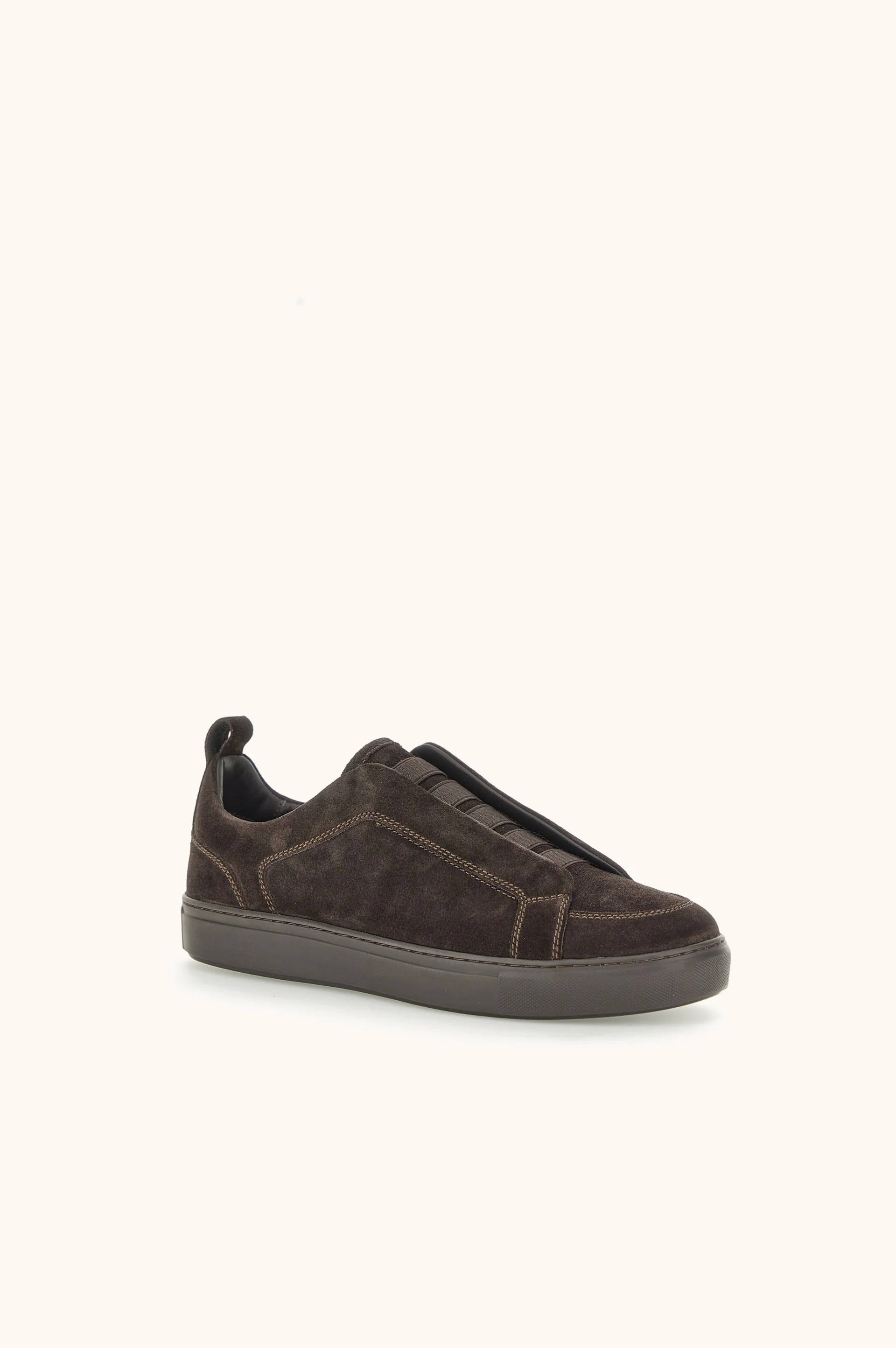 SUEDE SLIP-ON SNEAKERS - 1