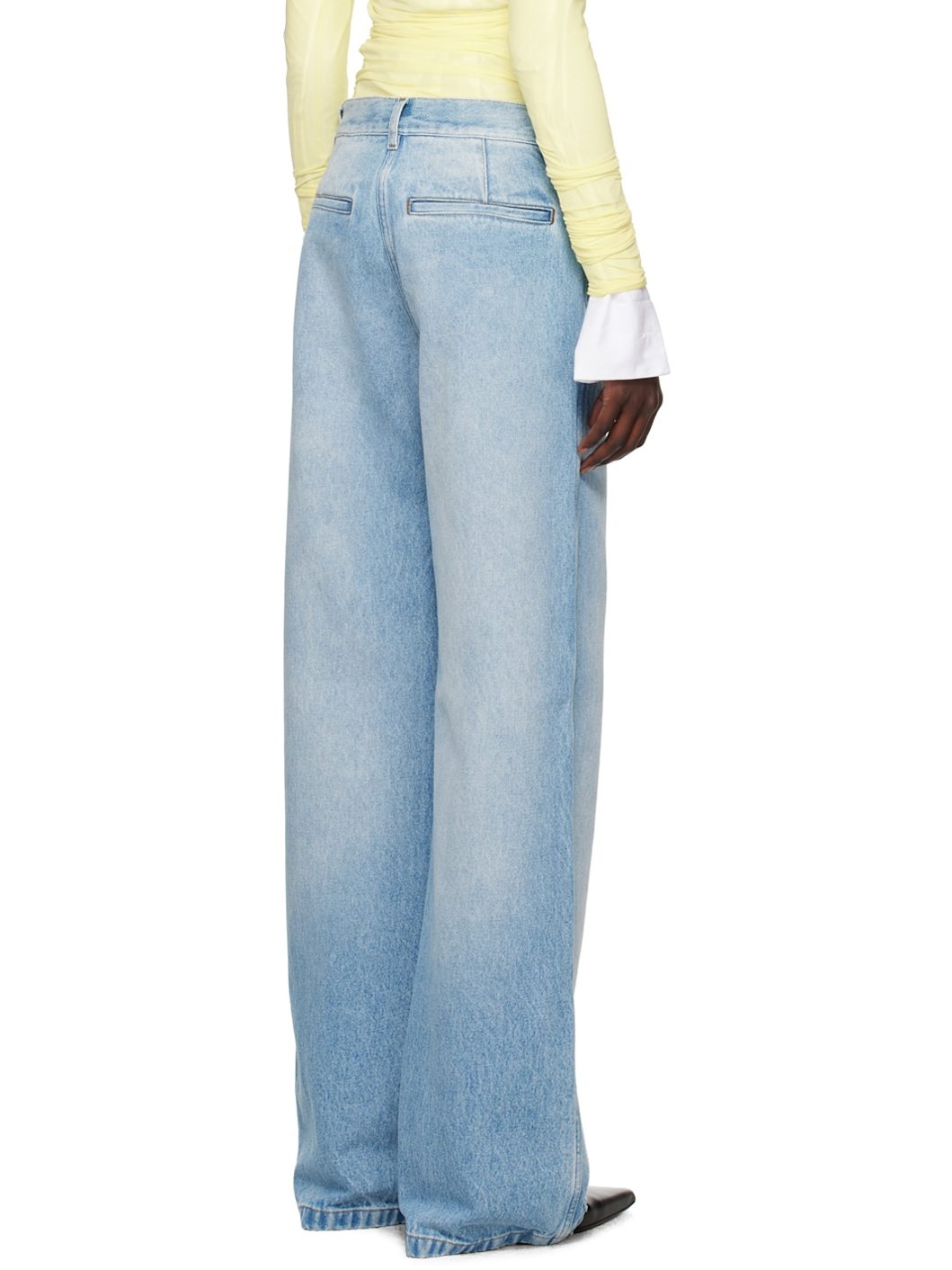 Blue Wide Jeans - 3