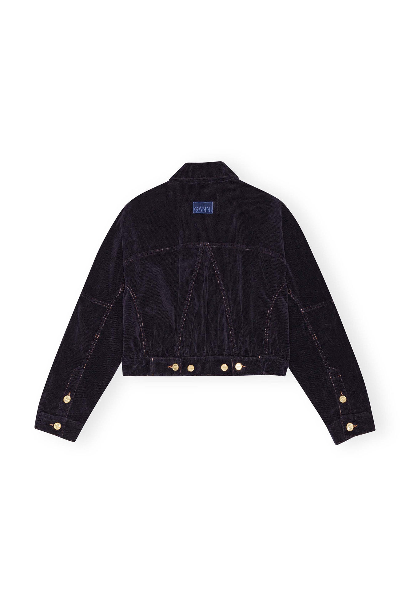 BLUE WASHED CORDUROY BOMBER JACKET - 6