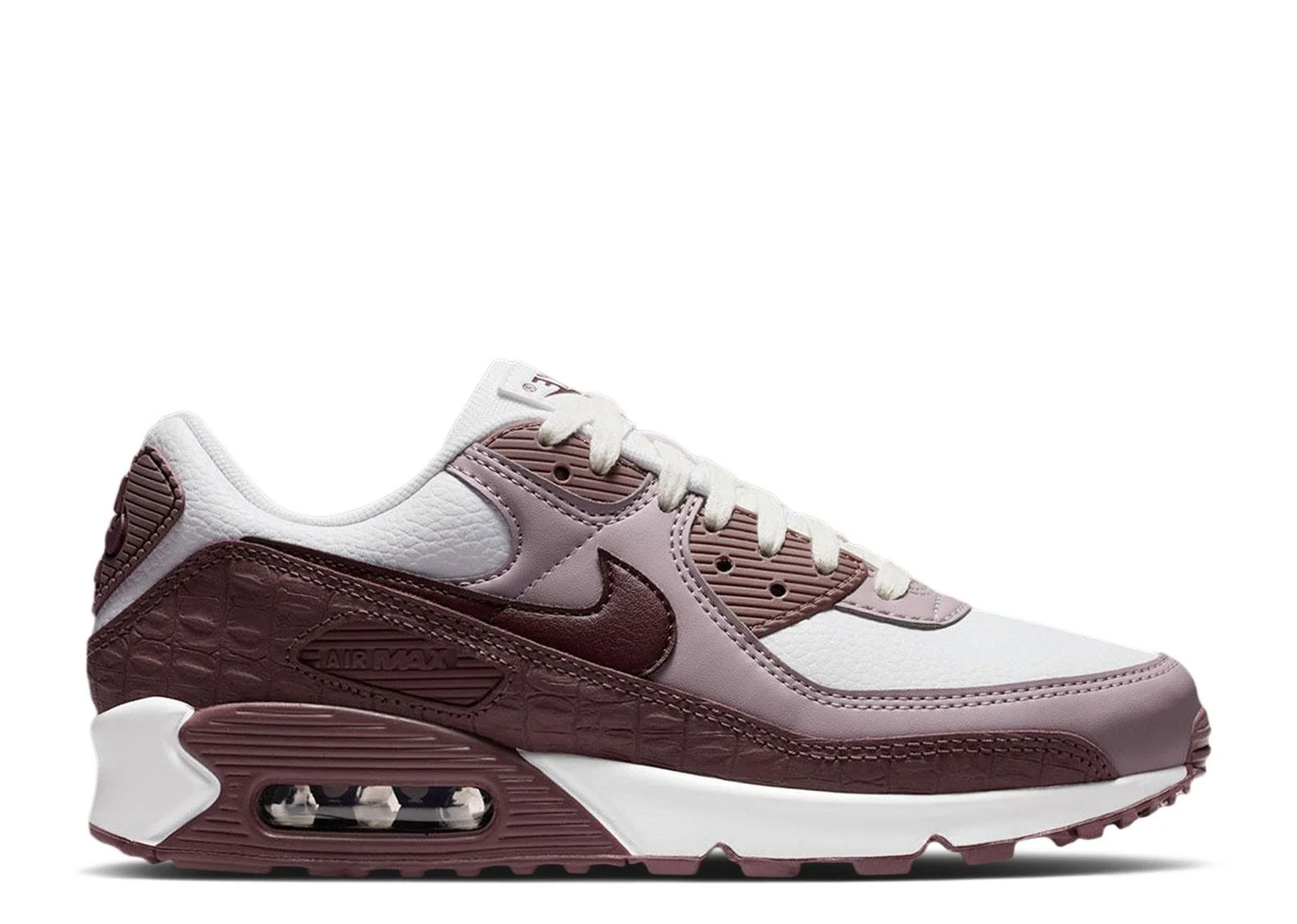 WMNS AIR MAX 90 'BURGUNDY CROC' - 1