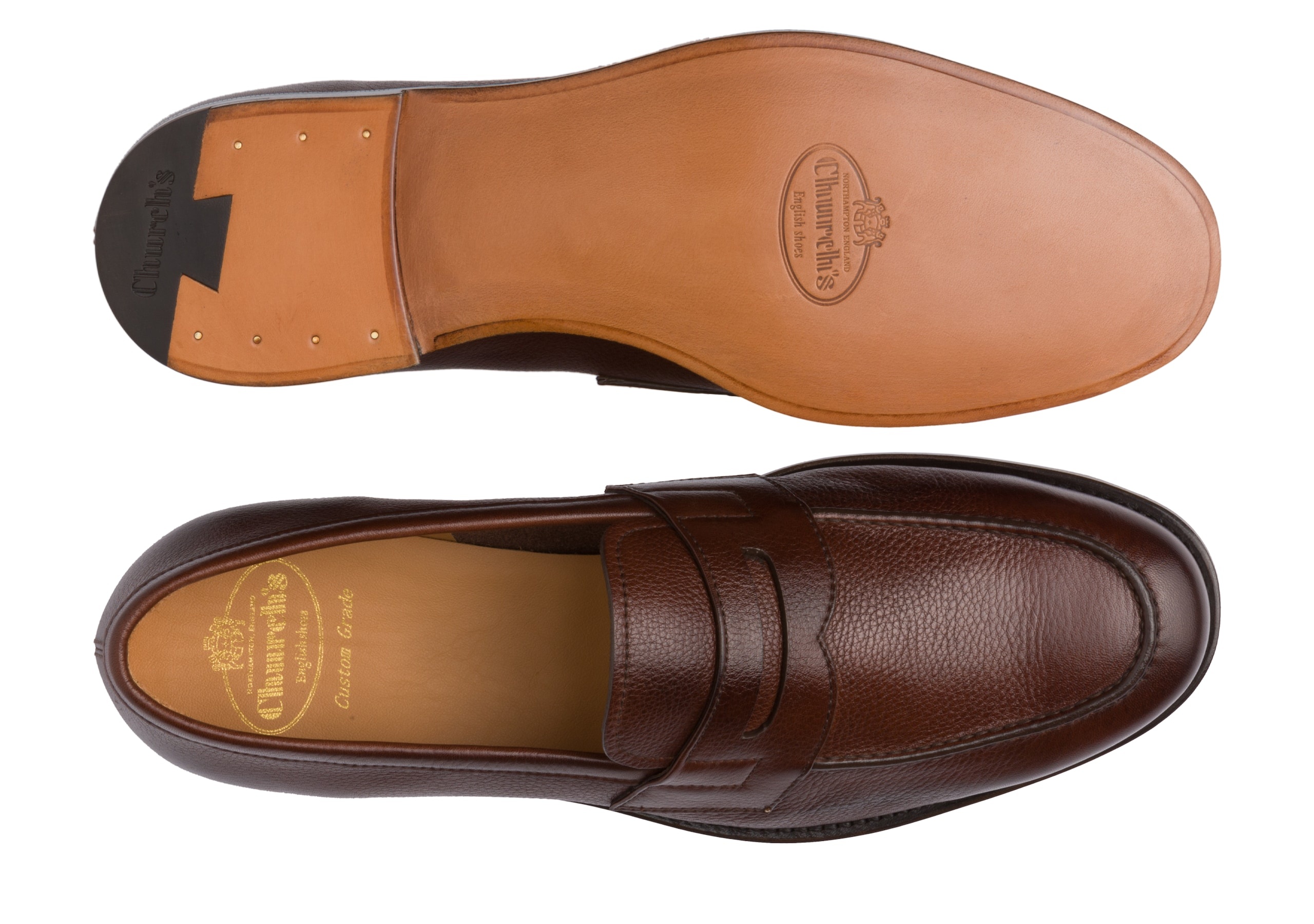 Heswall
Soft Grain Calf Leather Loafer Burnt - 3