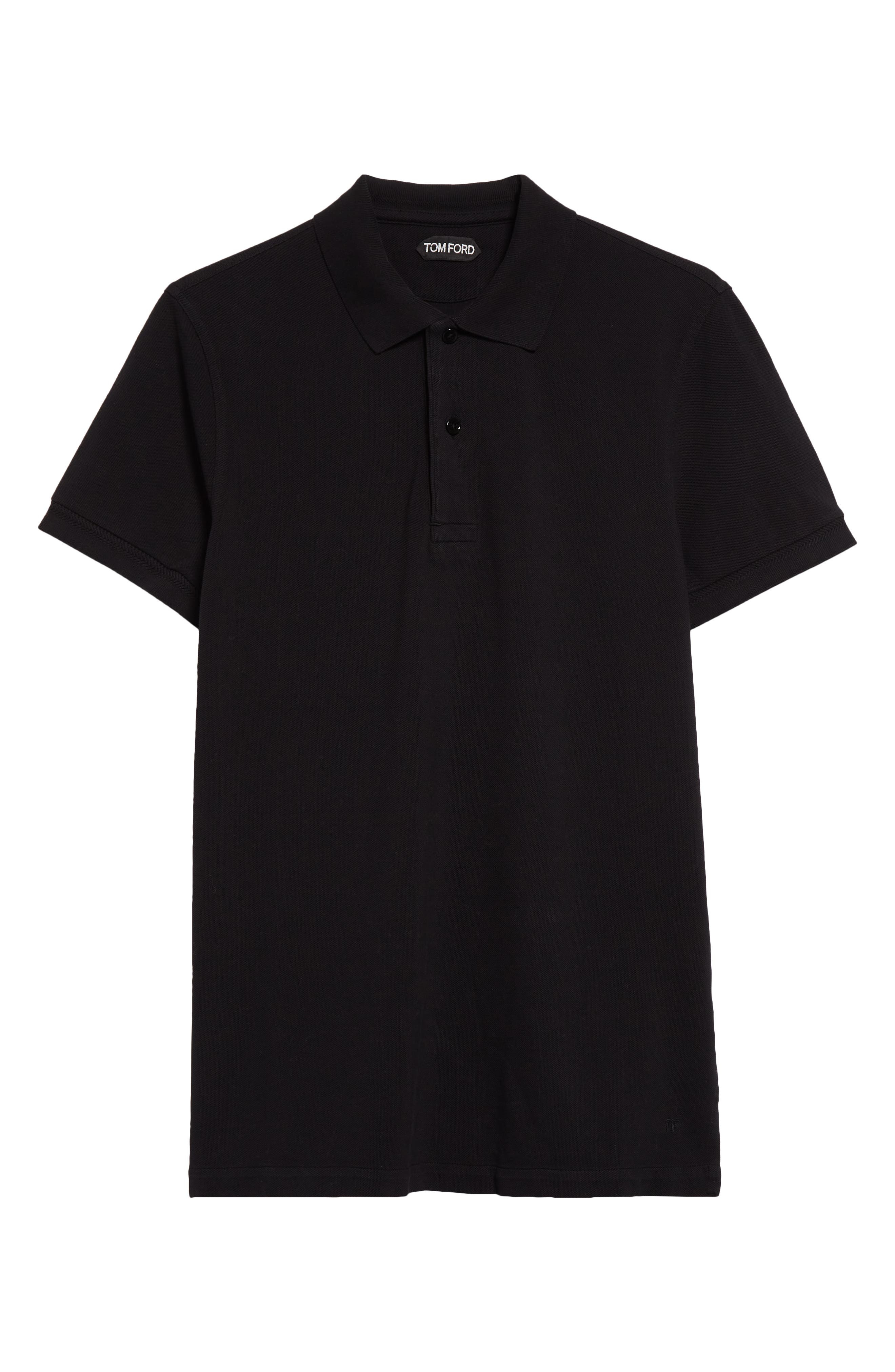 Short Sleeve Cotton Piqué Polo - 6