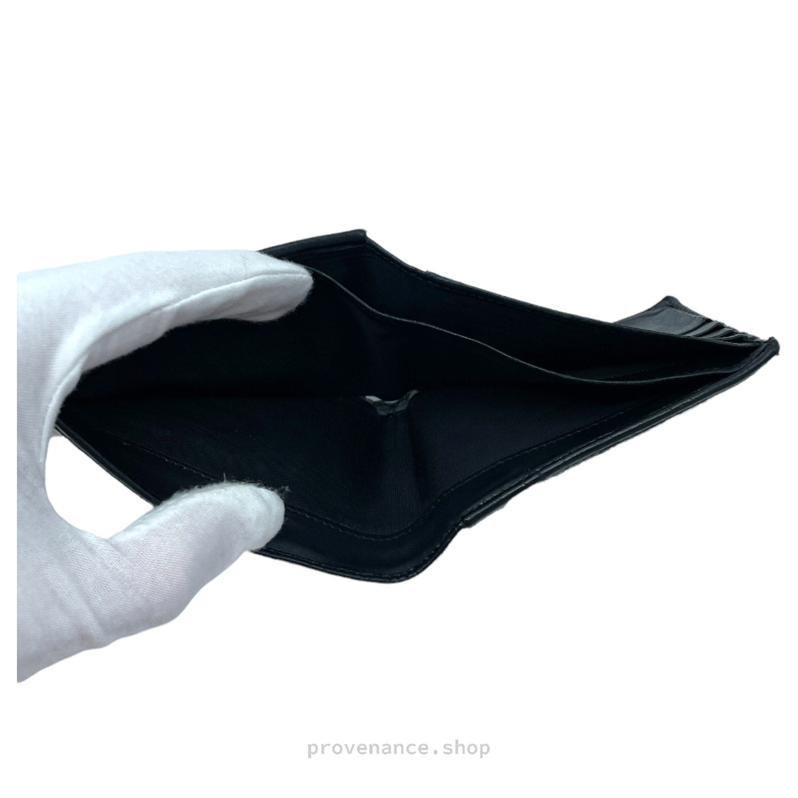 Gucci GG Supreme Bifold Wallet - Black - 7