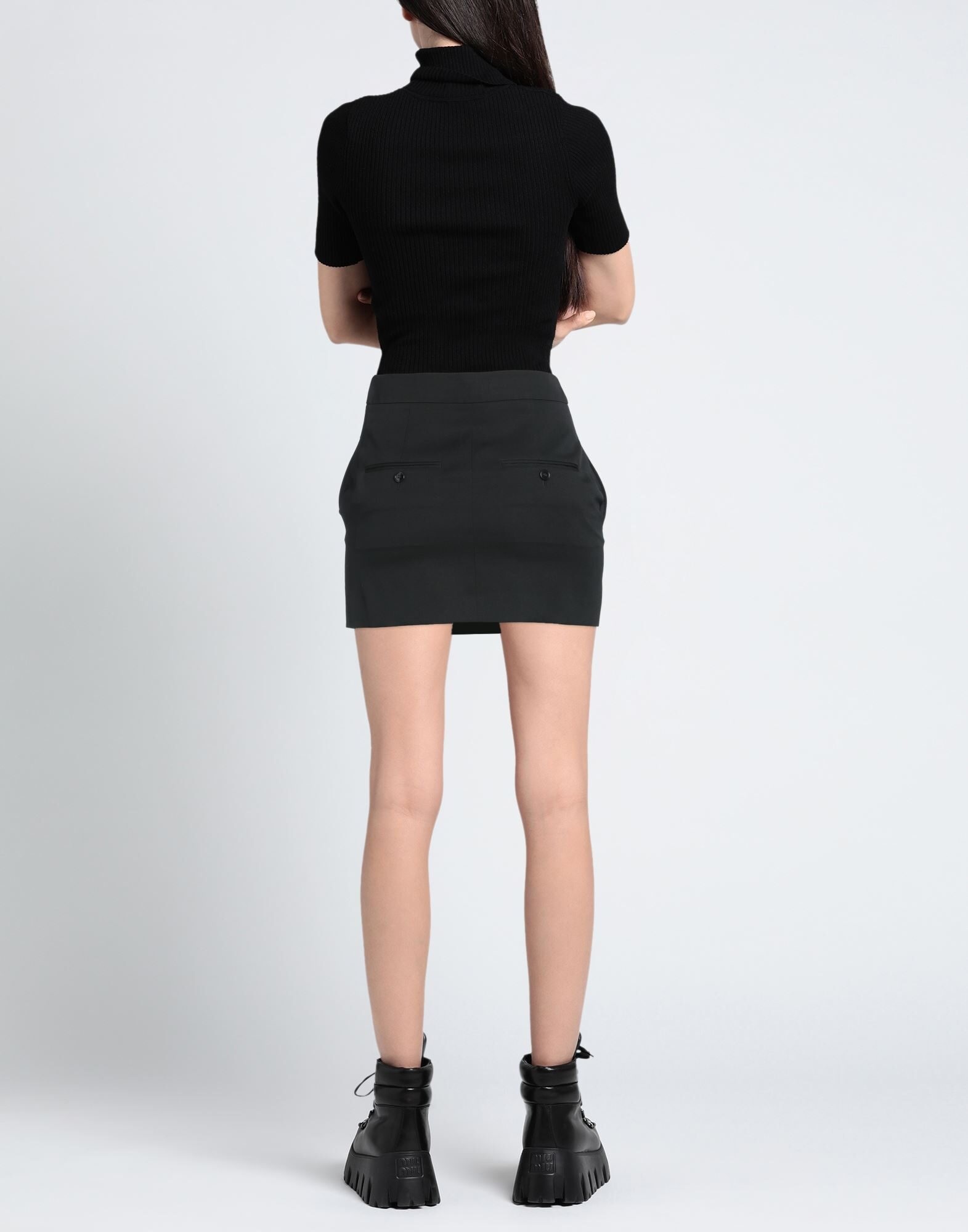 Black Women's Mini Skirt - 3