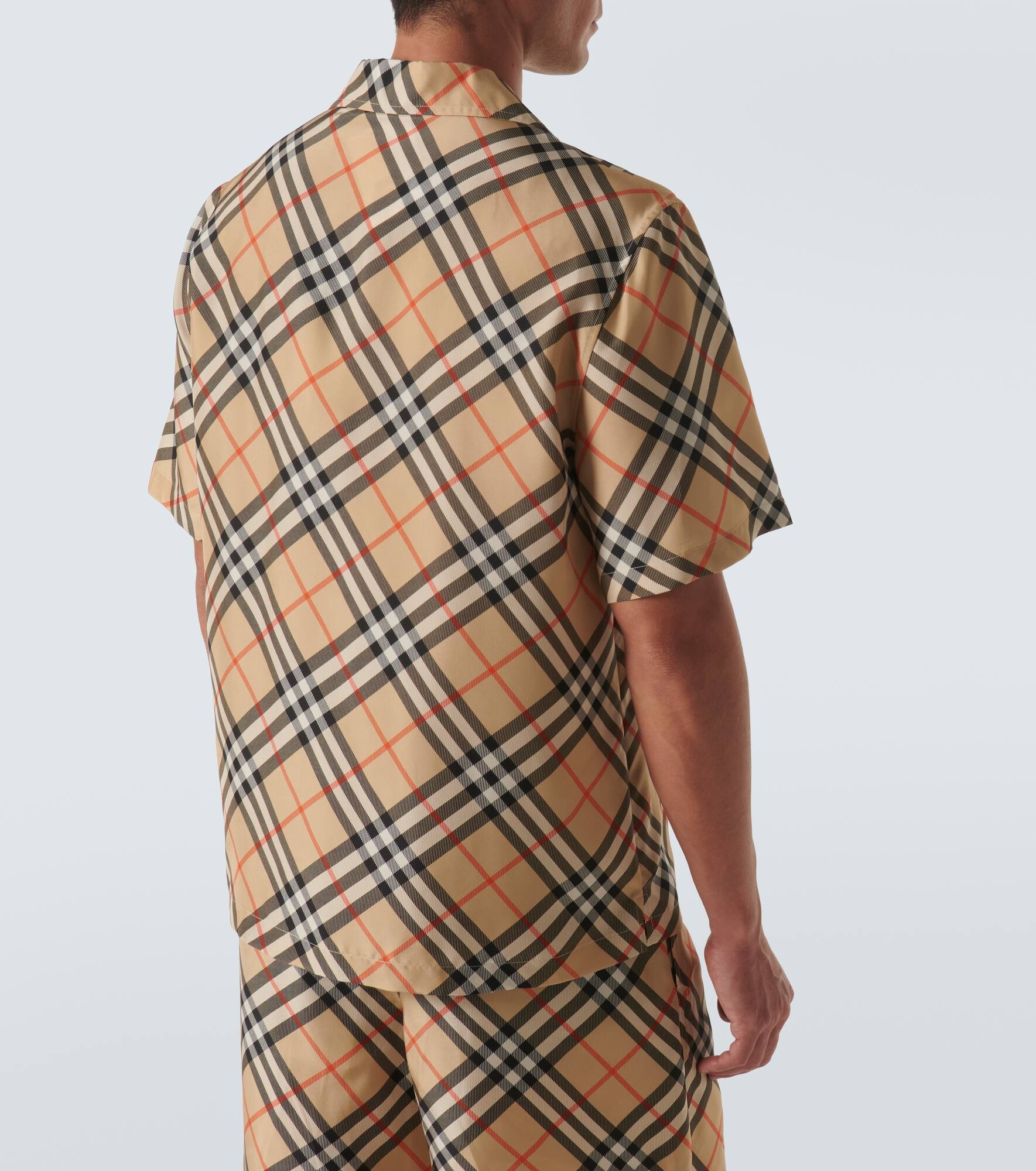 Burberry Check silk shirt - 4