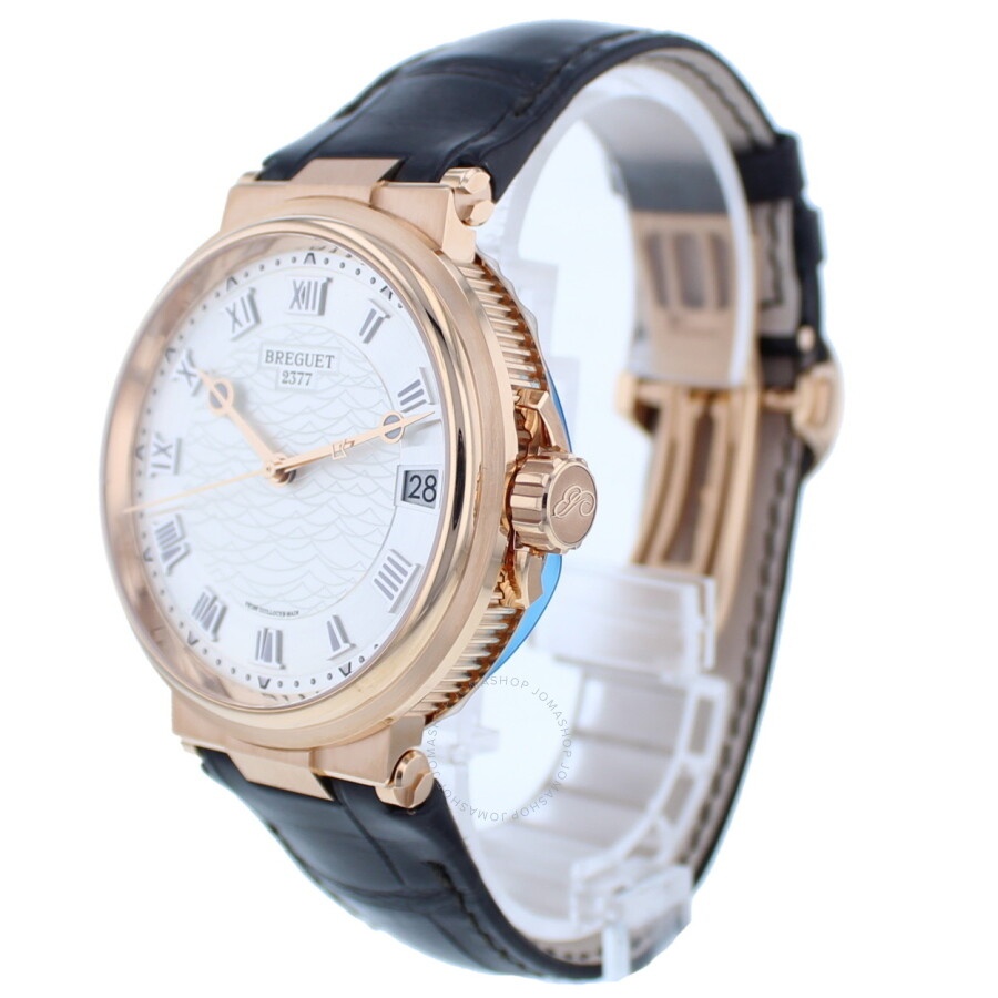 Breguet Marine Automatic Silver Dial Men's 18kt Rose Gold Watch 5517BR/12/9ZU - 3