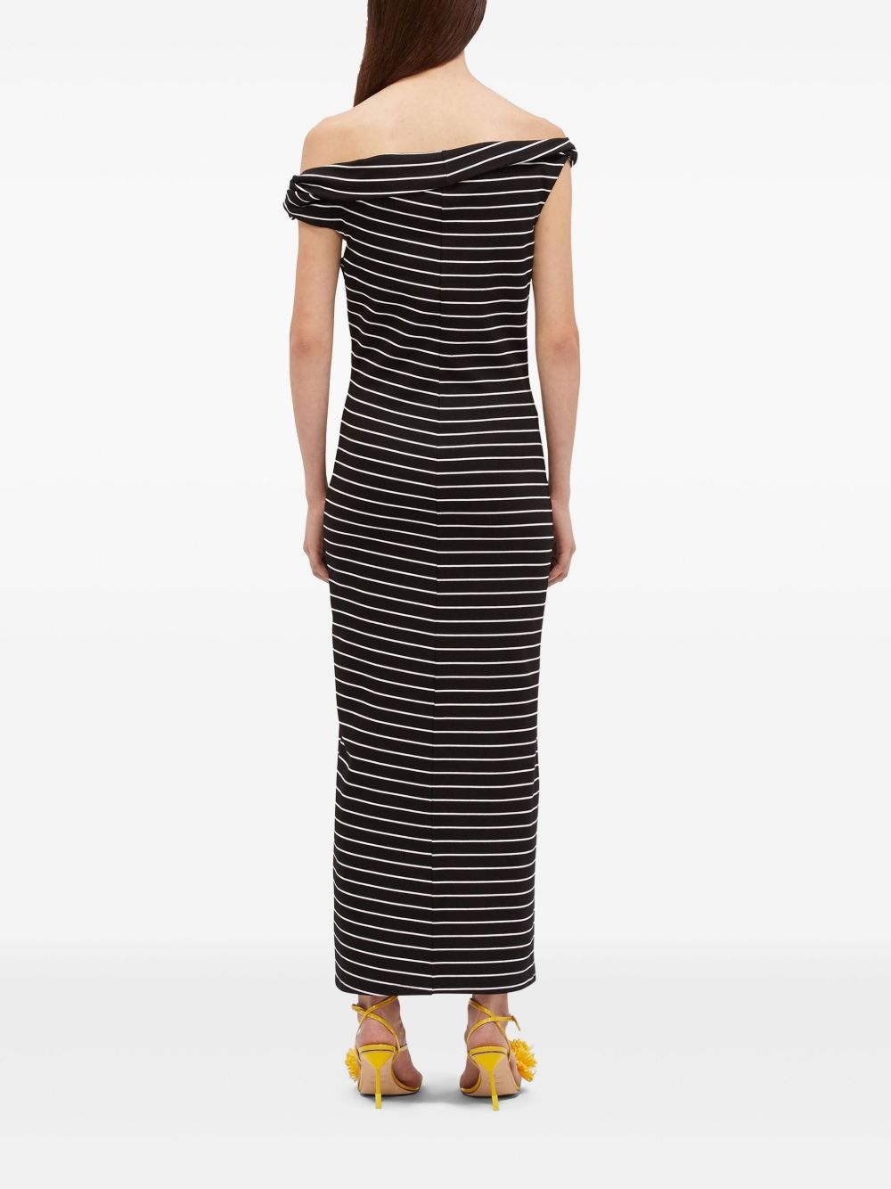 knot-detail maxi dress - 4