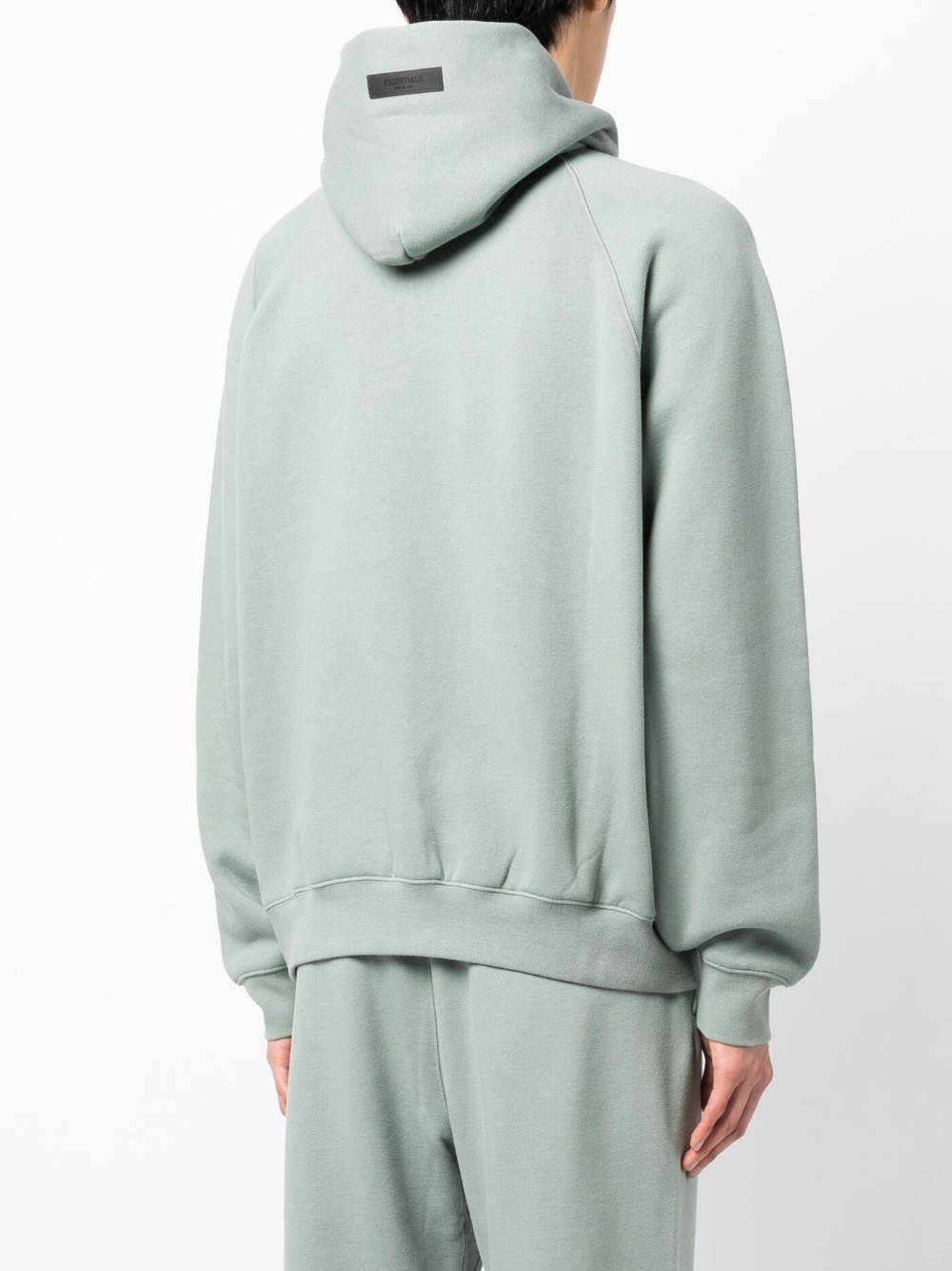 Essentials logo-print hoodie - 4