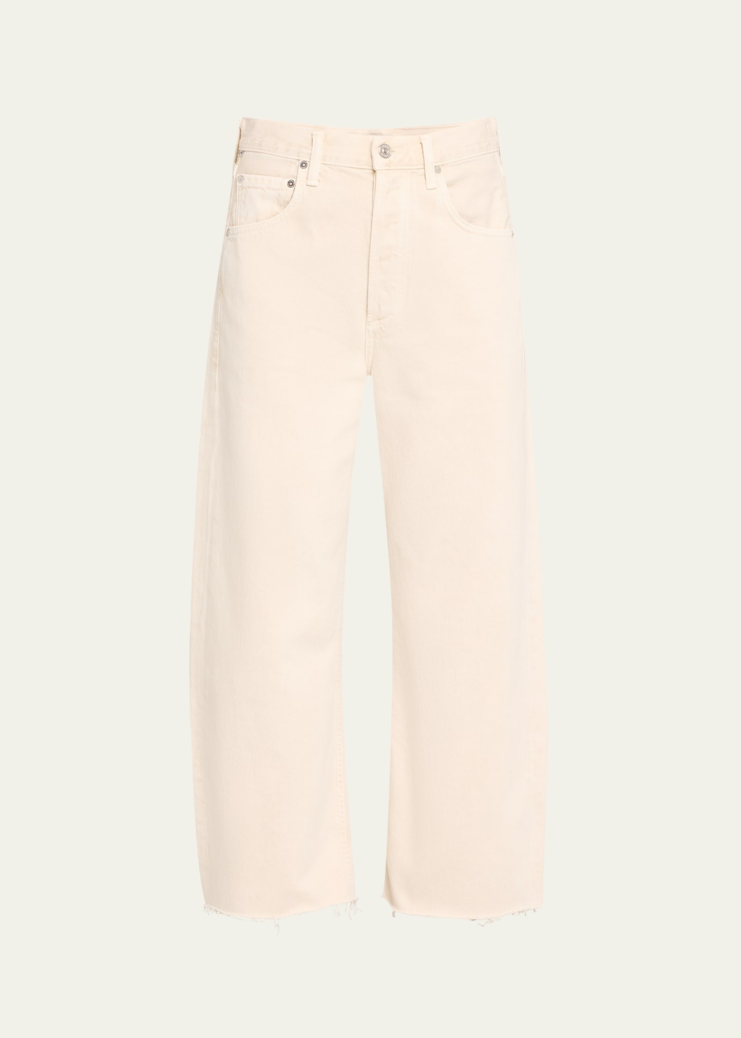 Ayla Raw Hem Crop Pants - 1