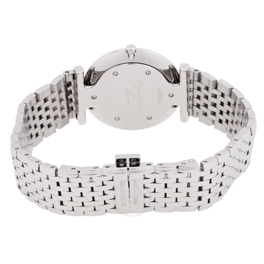 Longines La Grande Classique Quartz Diamond White Mother of Pearl Dial Ladies Watch L4.512.4.87.C - 3