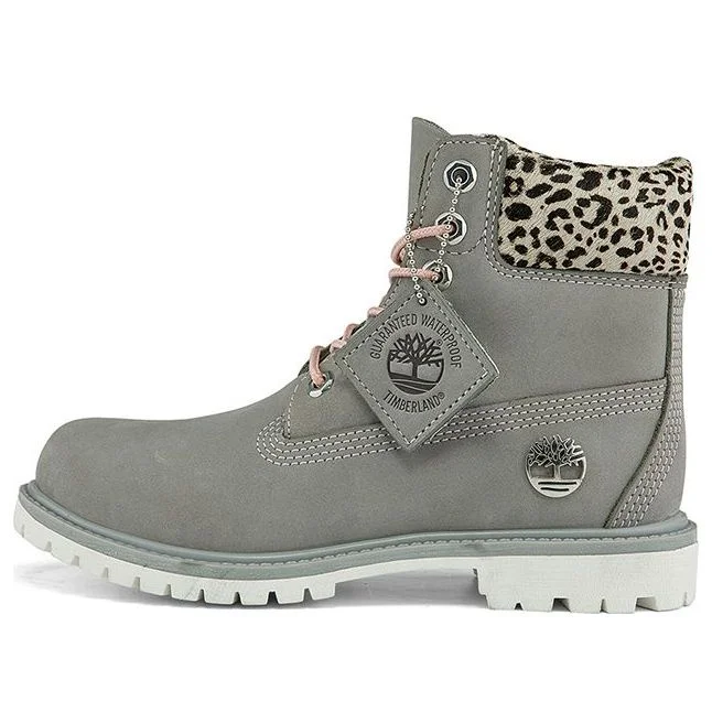 (WMNS) Timberland Safari Cheetah 6 Inch Waterproof Boot 'Grey and Cheetah Print' A2GYGW - 1
