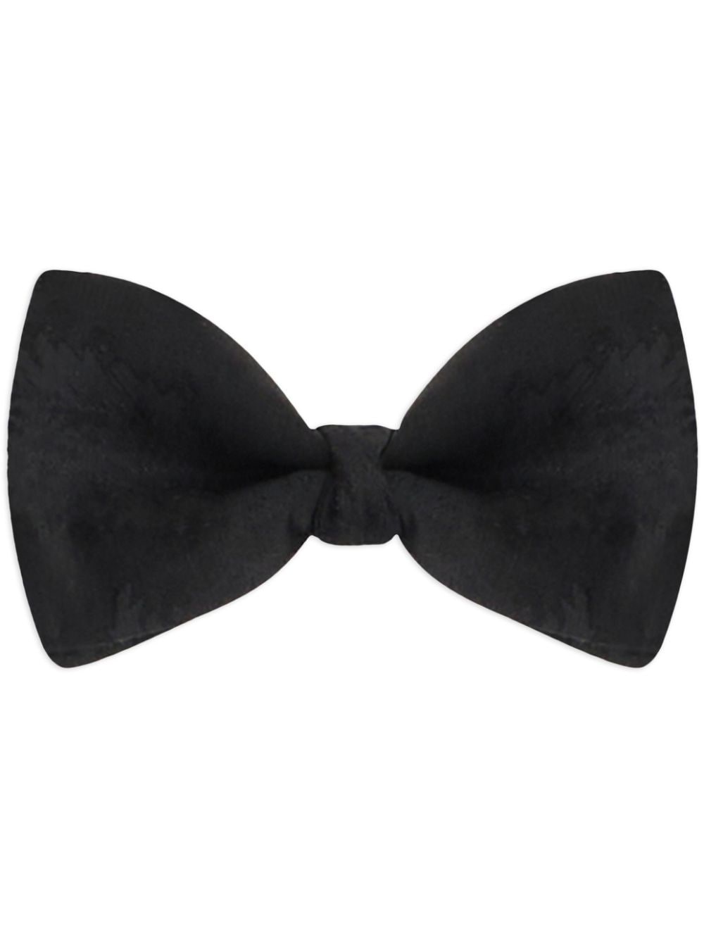 jacquard linen-silk bow tie - 1