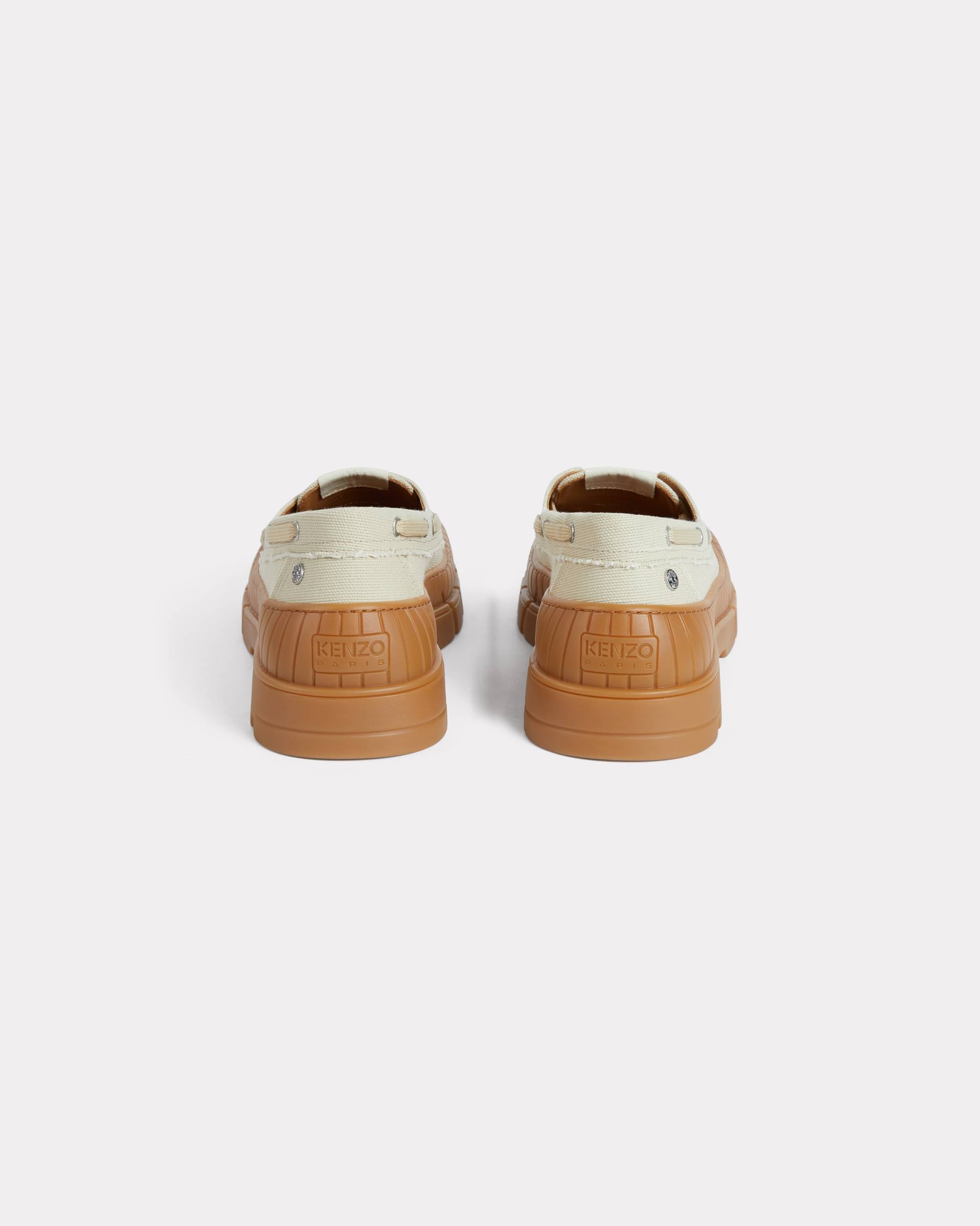 'KENZO-Gobi' boat shoes in canvas - 3
