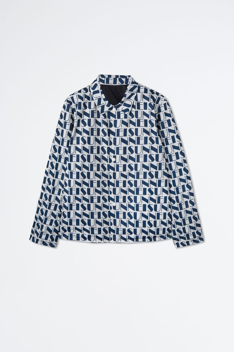 REVERSIBLE NAVY & WHITE LOGO JACKET 1