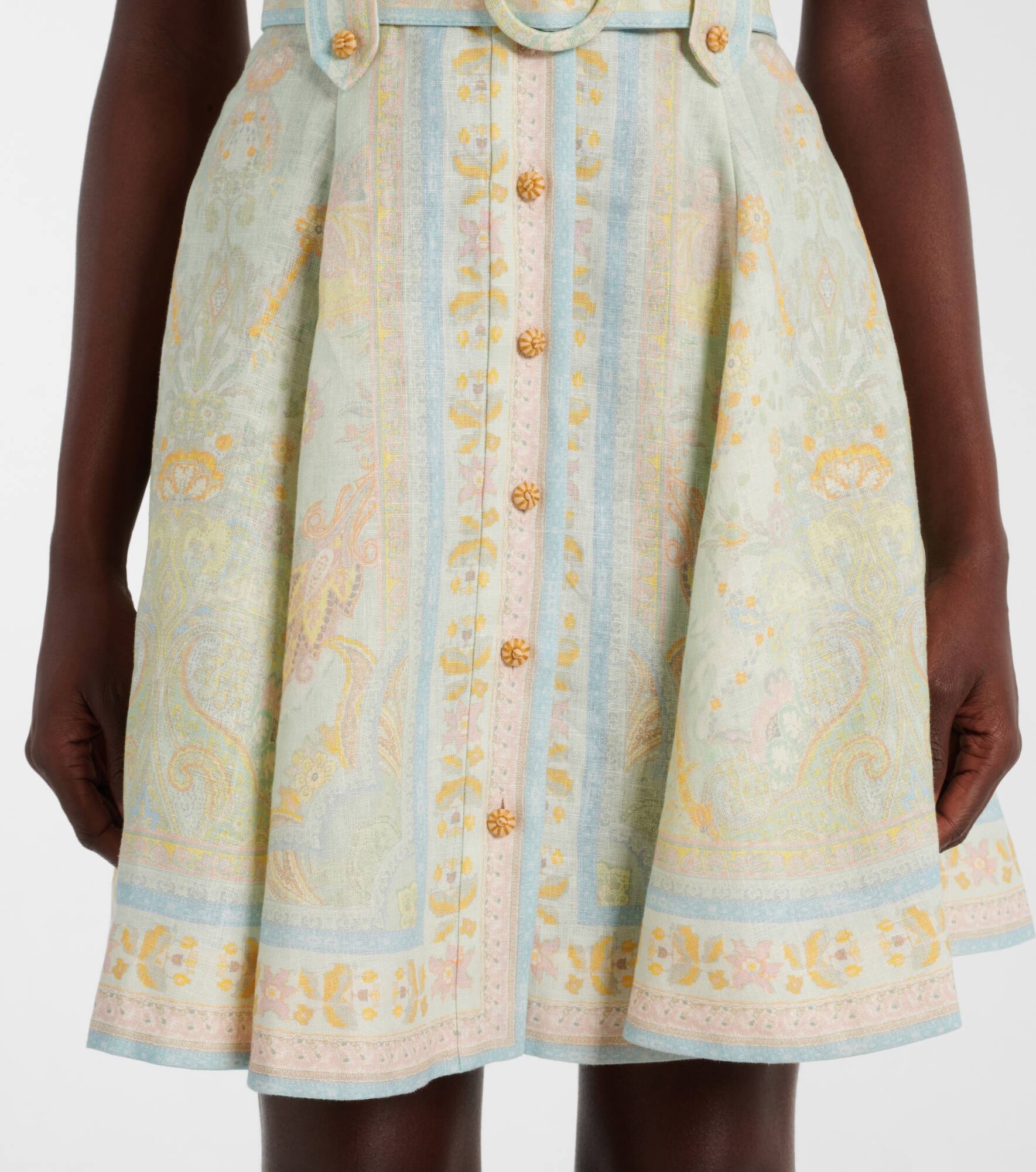 【Zimmermann】Acacia belted linen shirt dress Zimmermann Acacia belted linen shirt dress Zimmermann