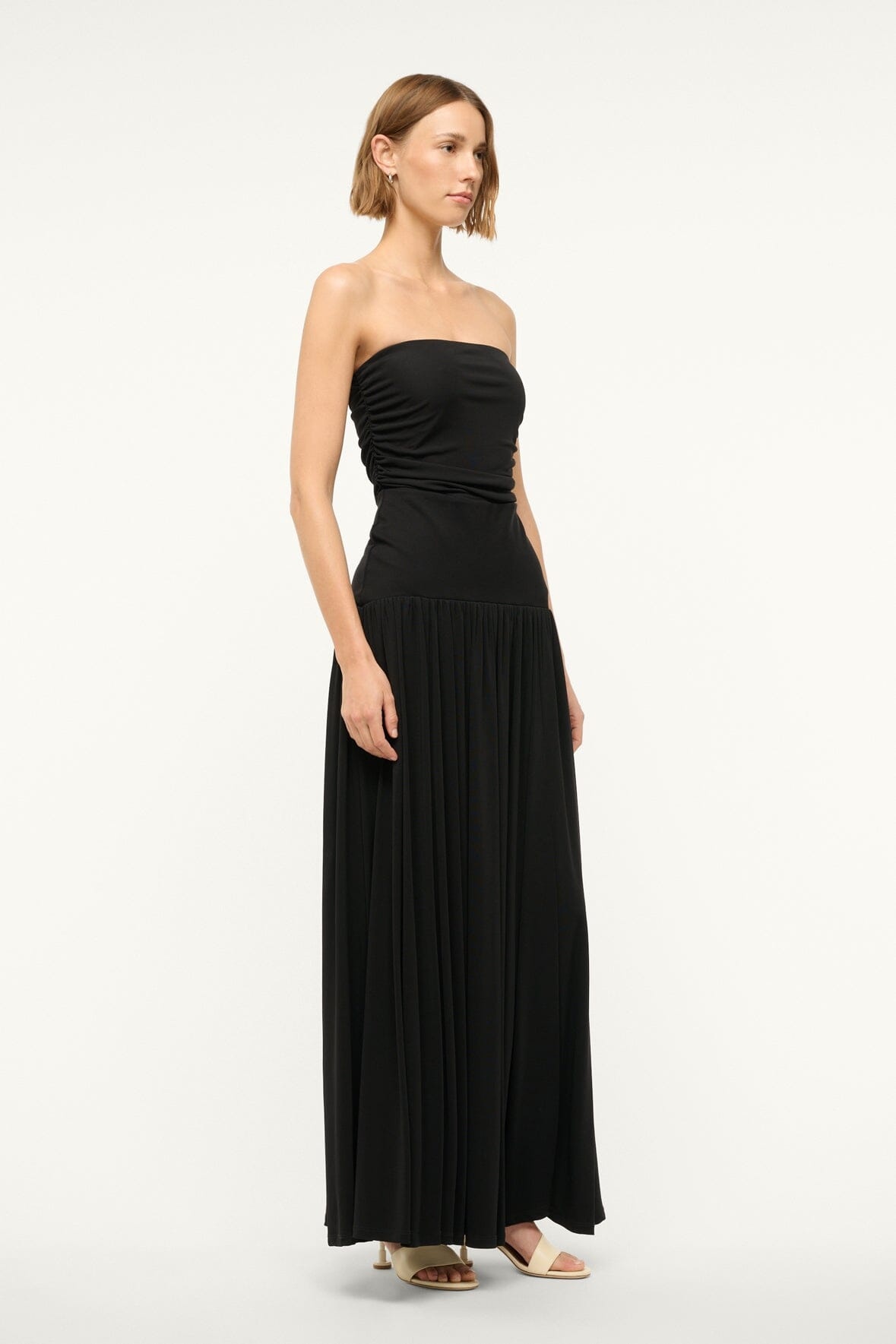 STAUD MARIANA DRESS BLACK - 3