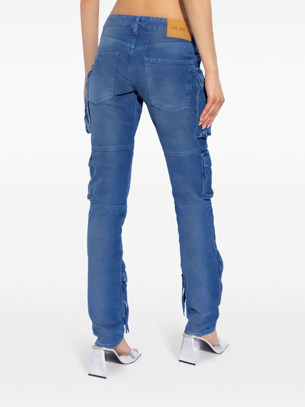 low-rise cargo jeans - 4