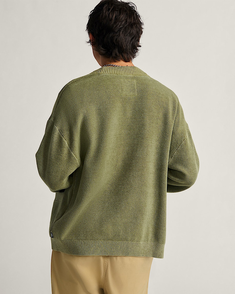 Bayview Acid Wash Cardigan Sweater 3