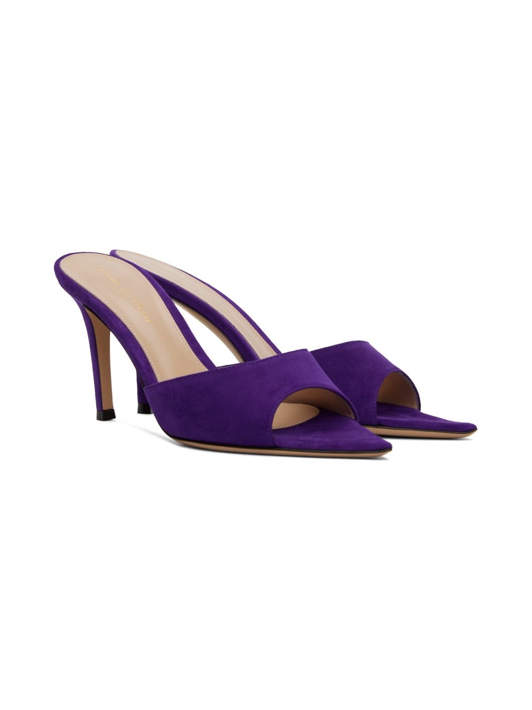 Purple Elle 85 Mules - 4