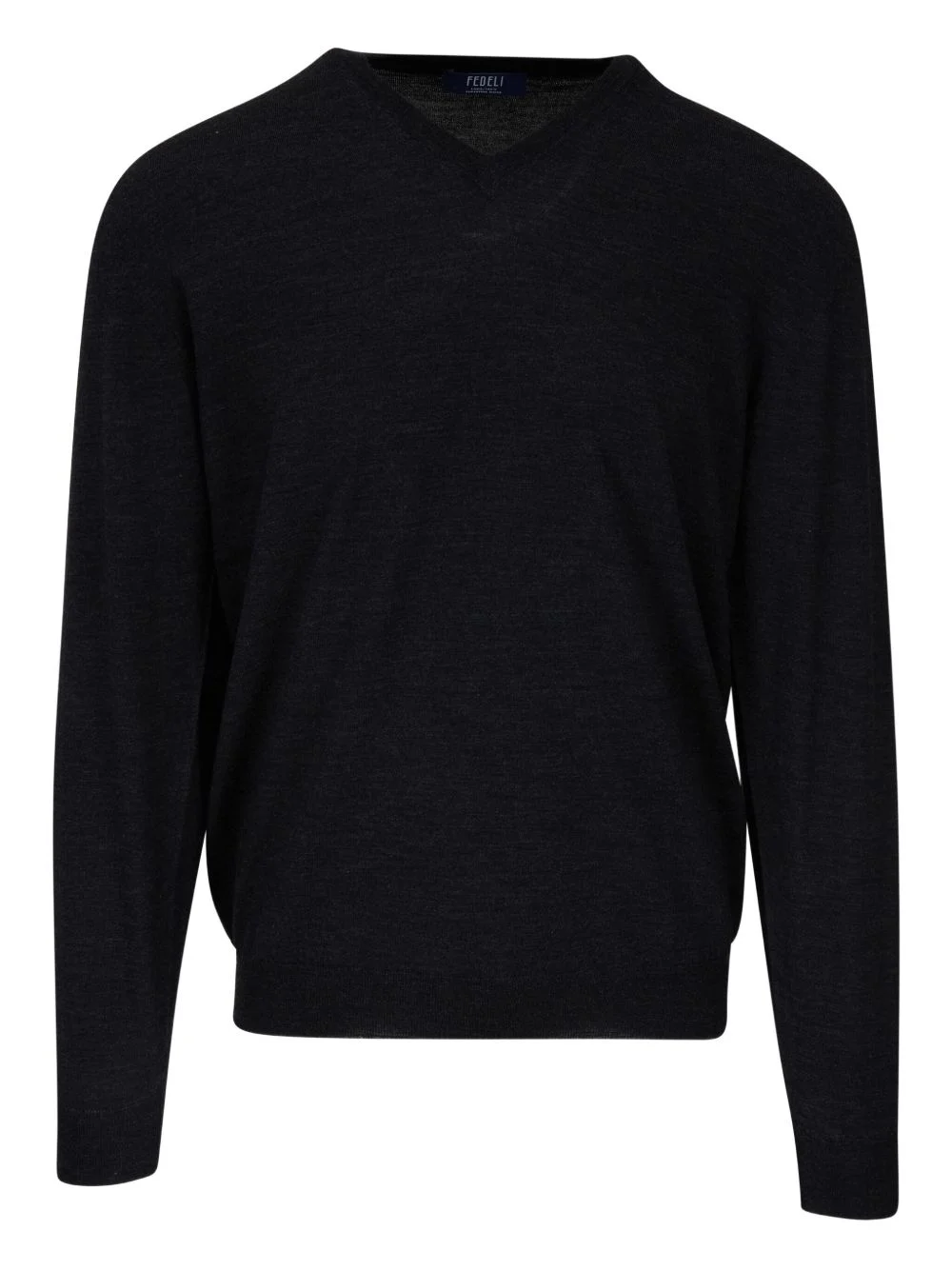 V-neck wool sweater - 1
