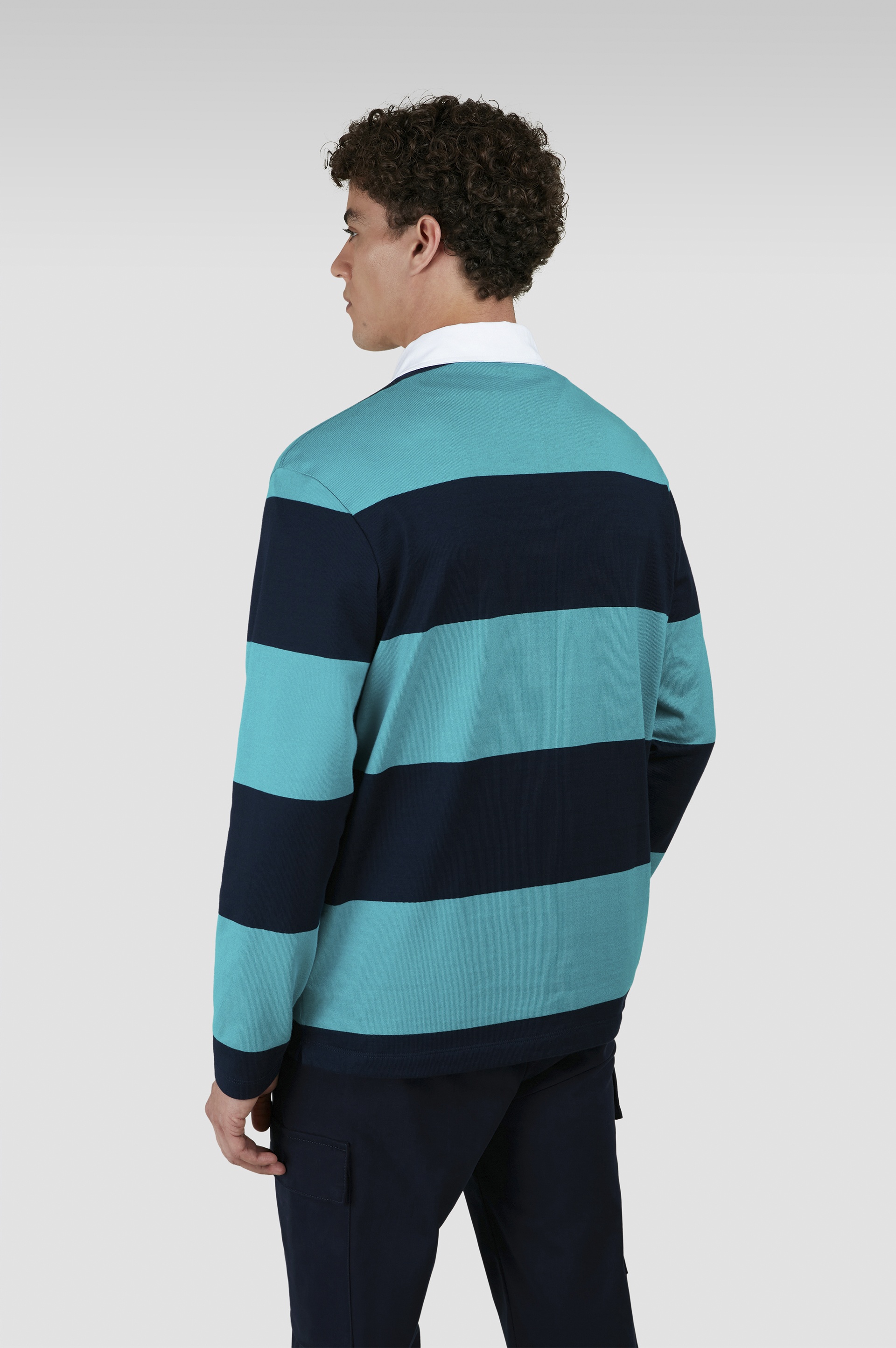 POLO RUGBY IN PEARL COTTON JERSEY - 3