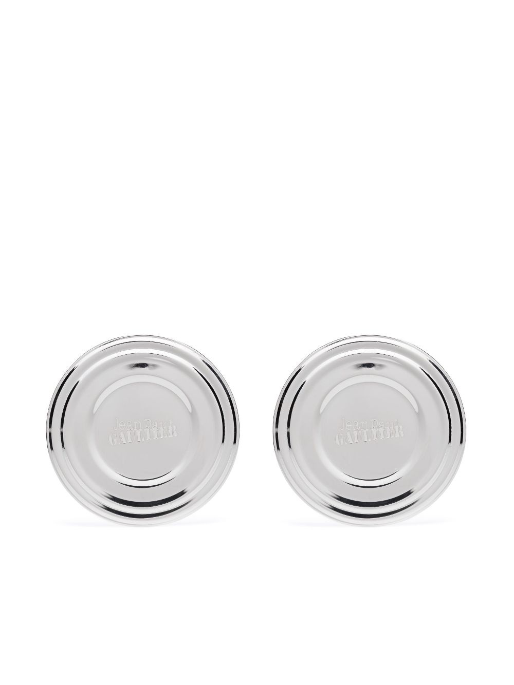 logo-engraved earrings - 1