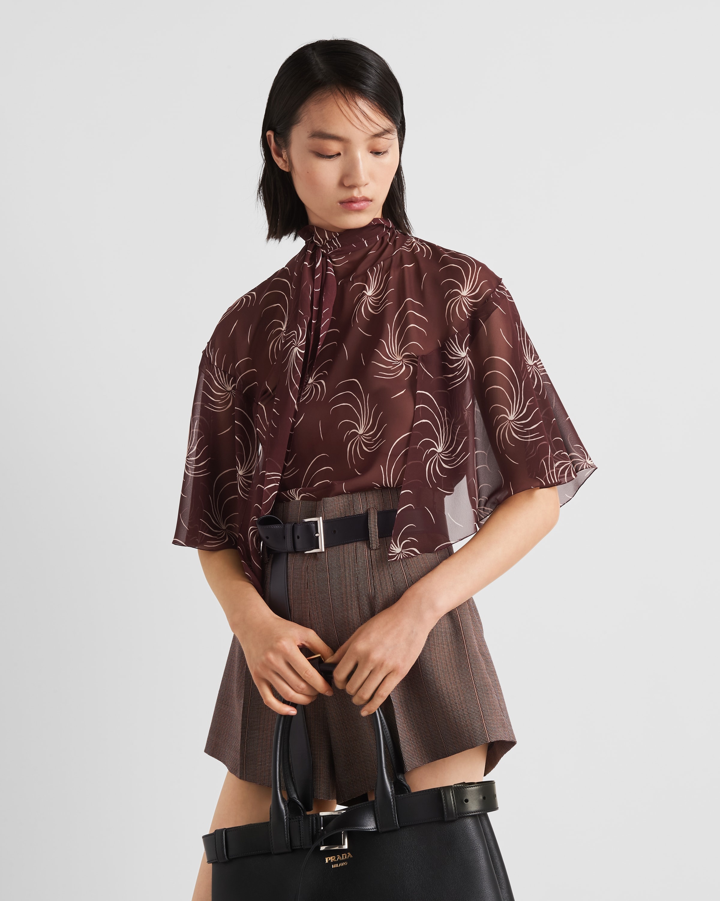 Printed georgette top - 3