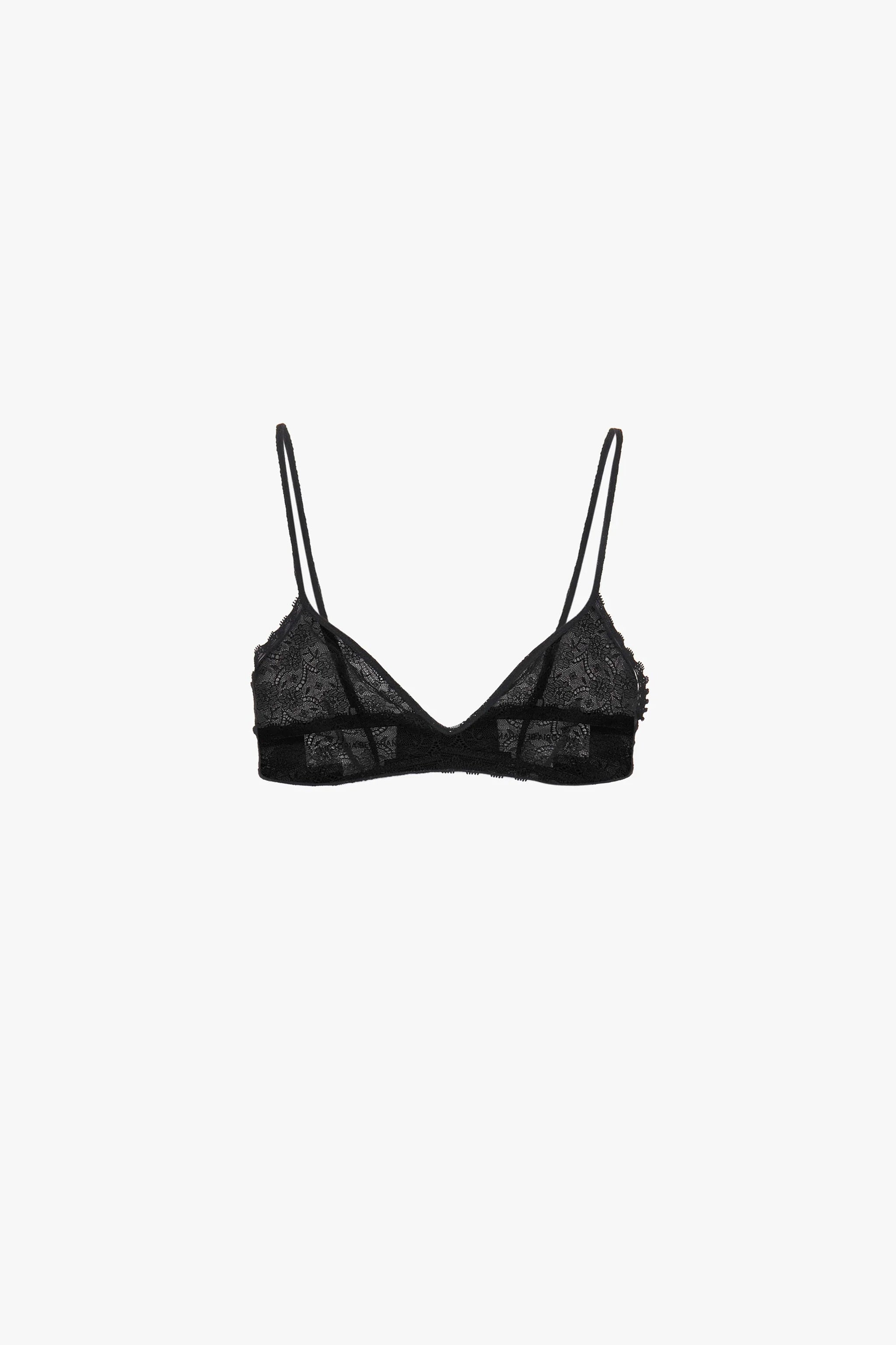 Lace Bra In Black - 2