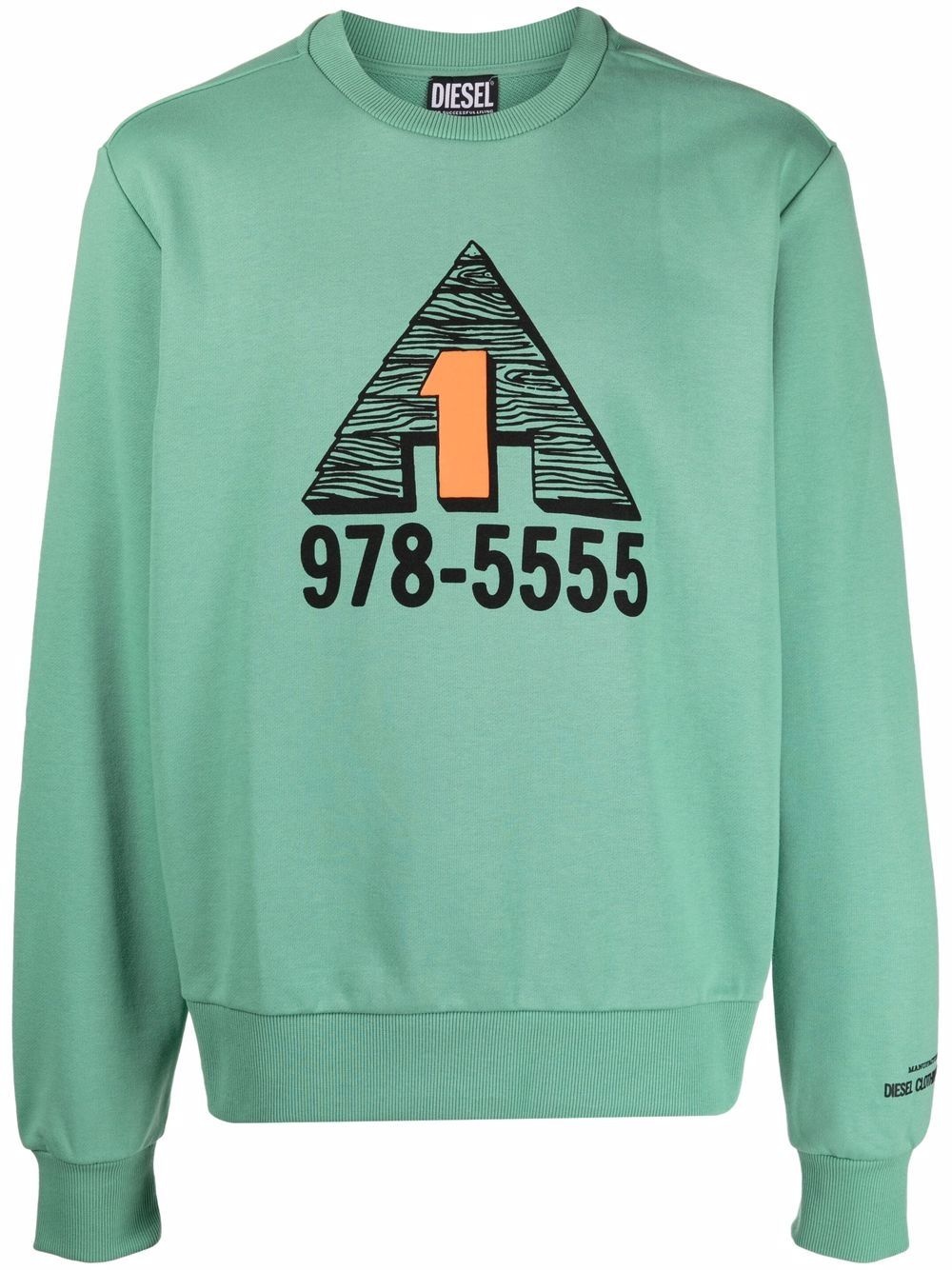 graphic-print sweatshirt - 1