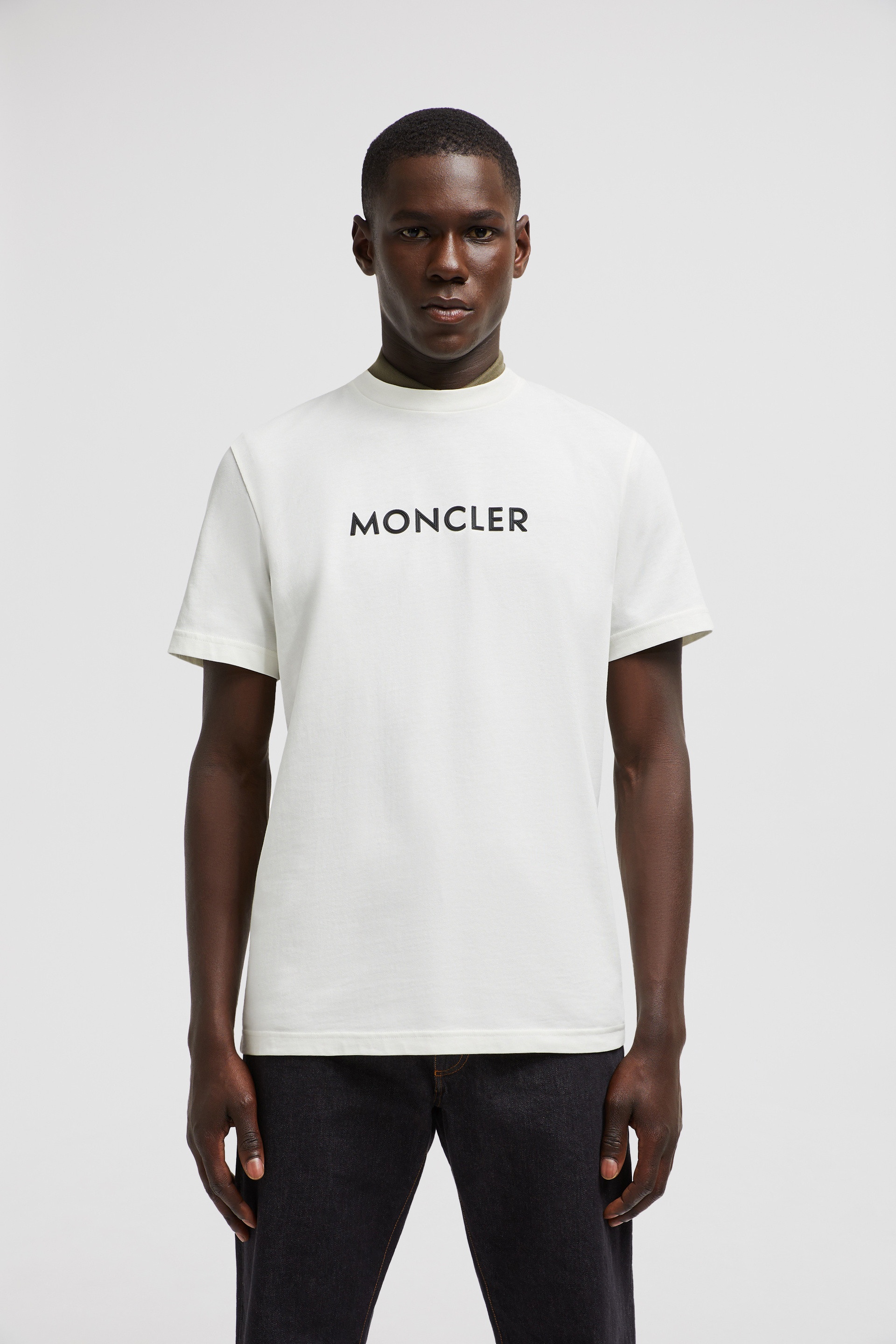 Moncler Rubberized Logo T-Shirt | REVERSIBLE