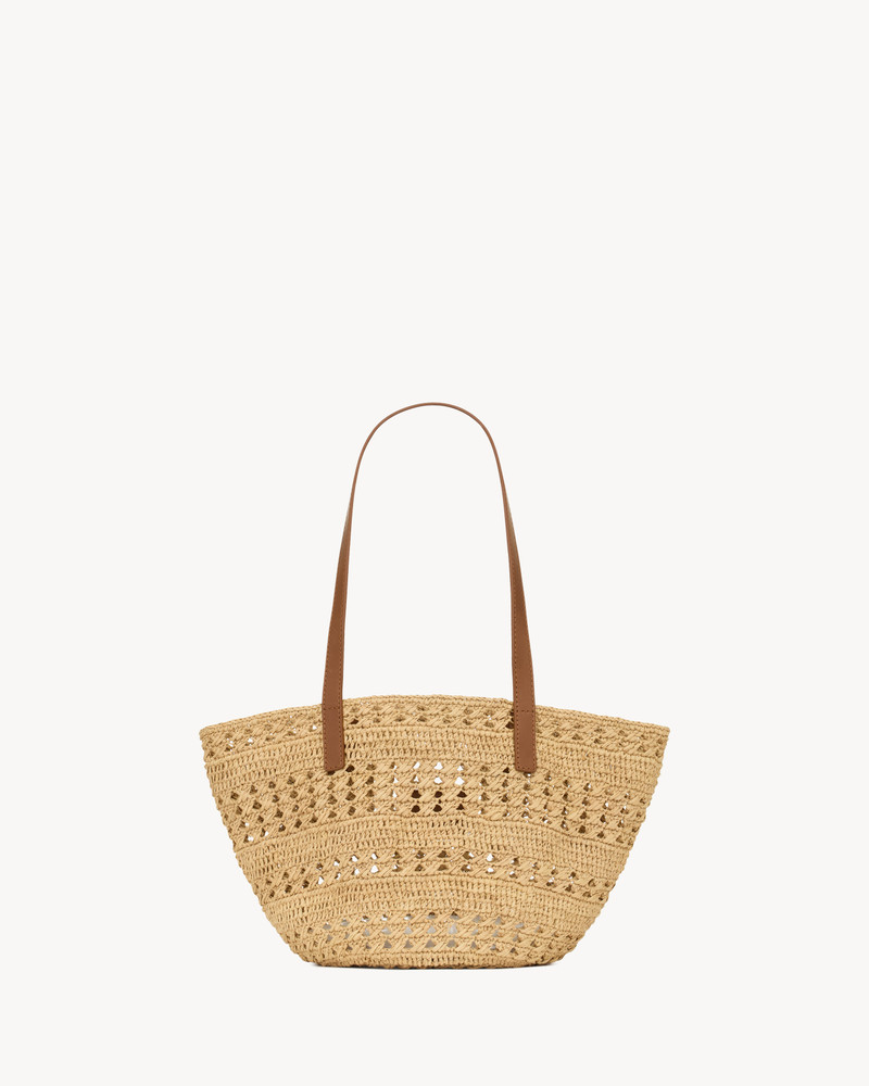 SAINT LAURENT PANIER SMALL BAG IN RAFFIA outlook