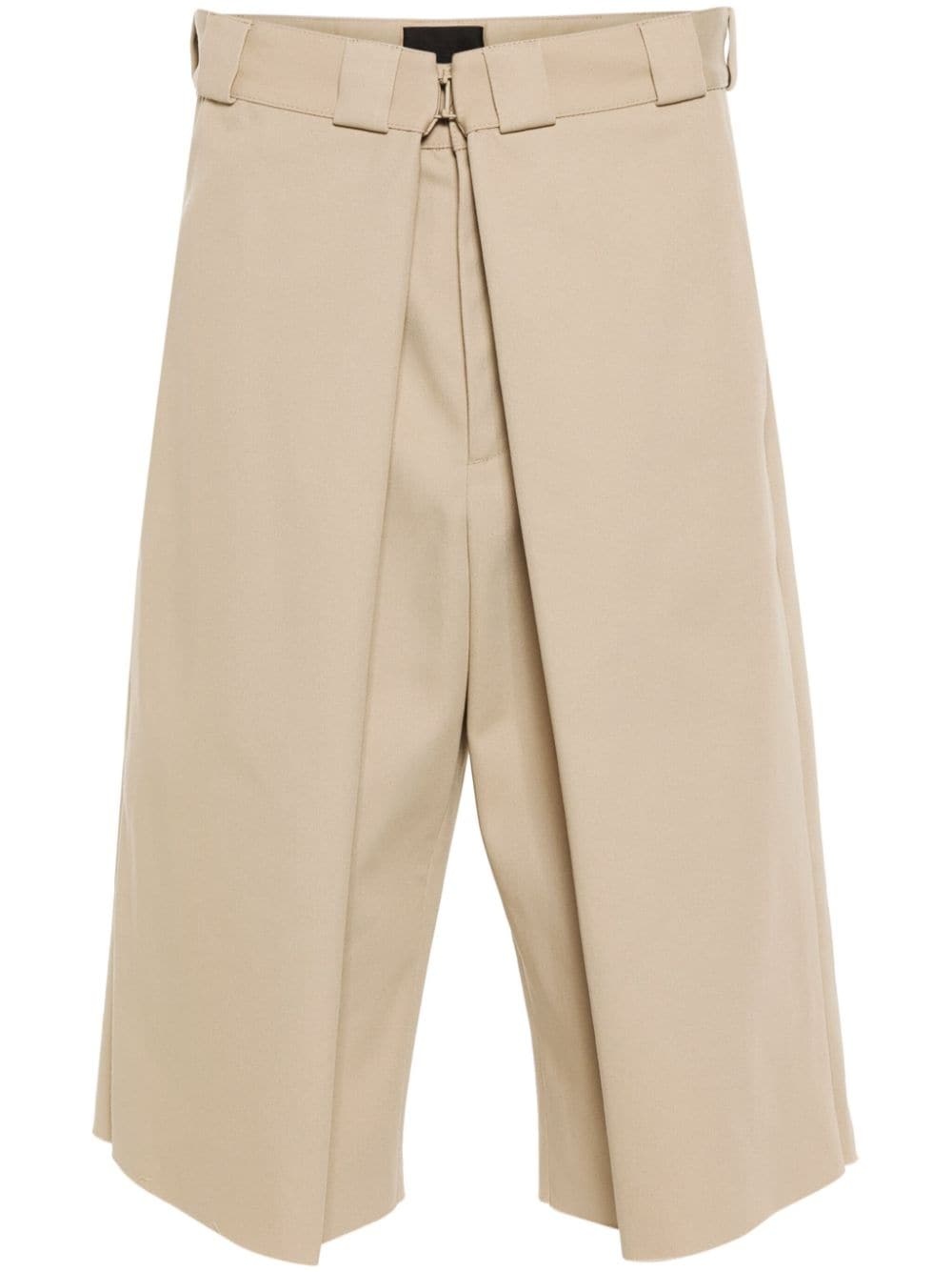 overlapping bermuda shorts - 1