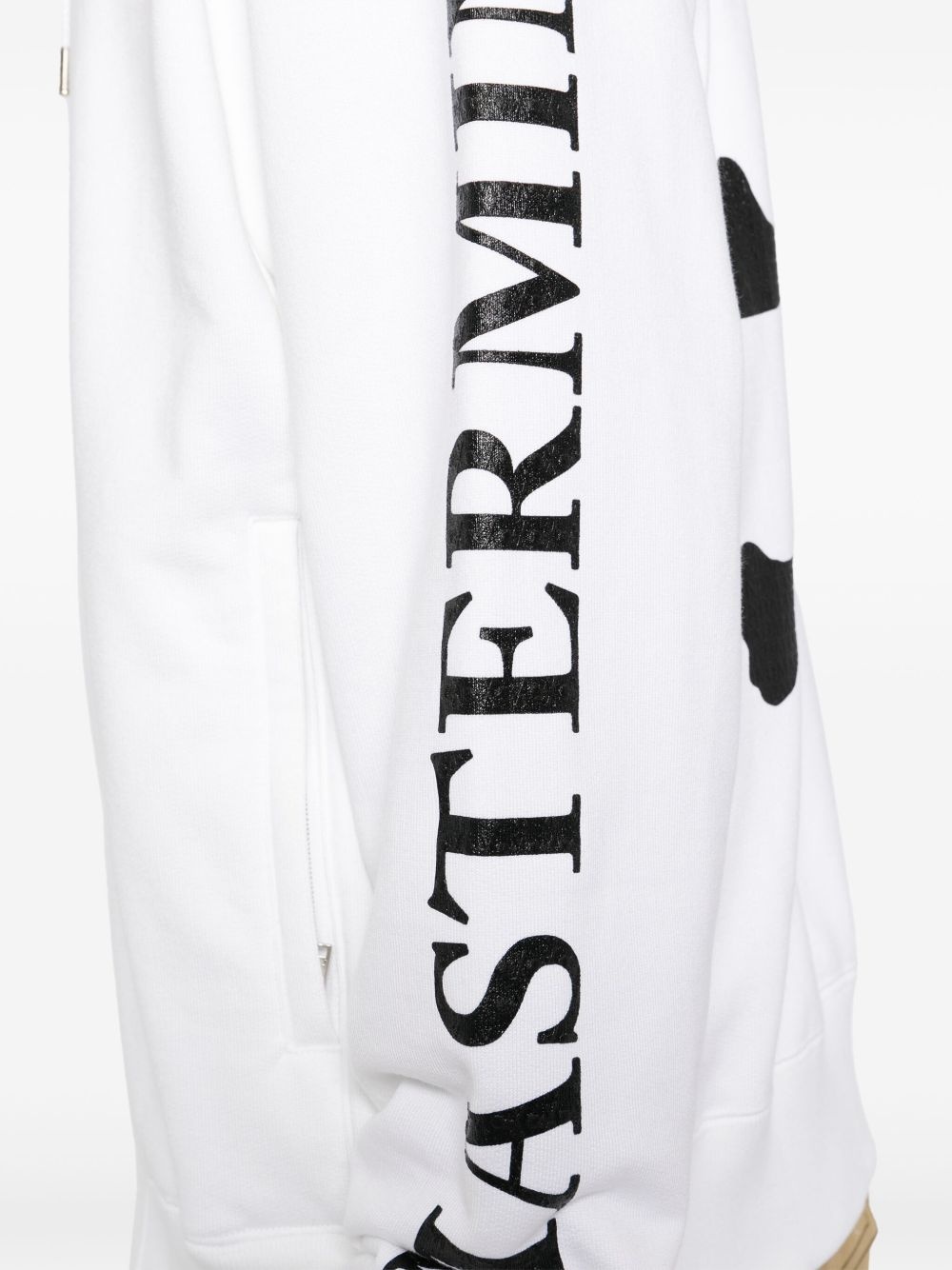 logo print hoodie - 5